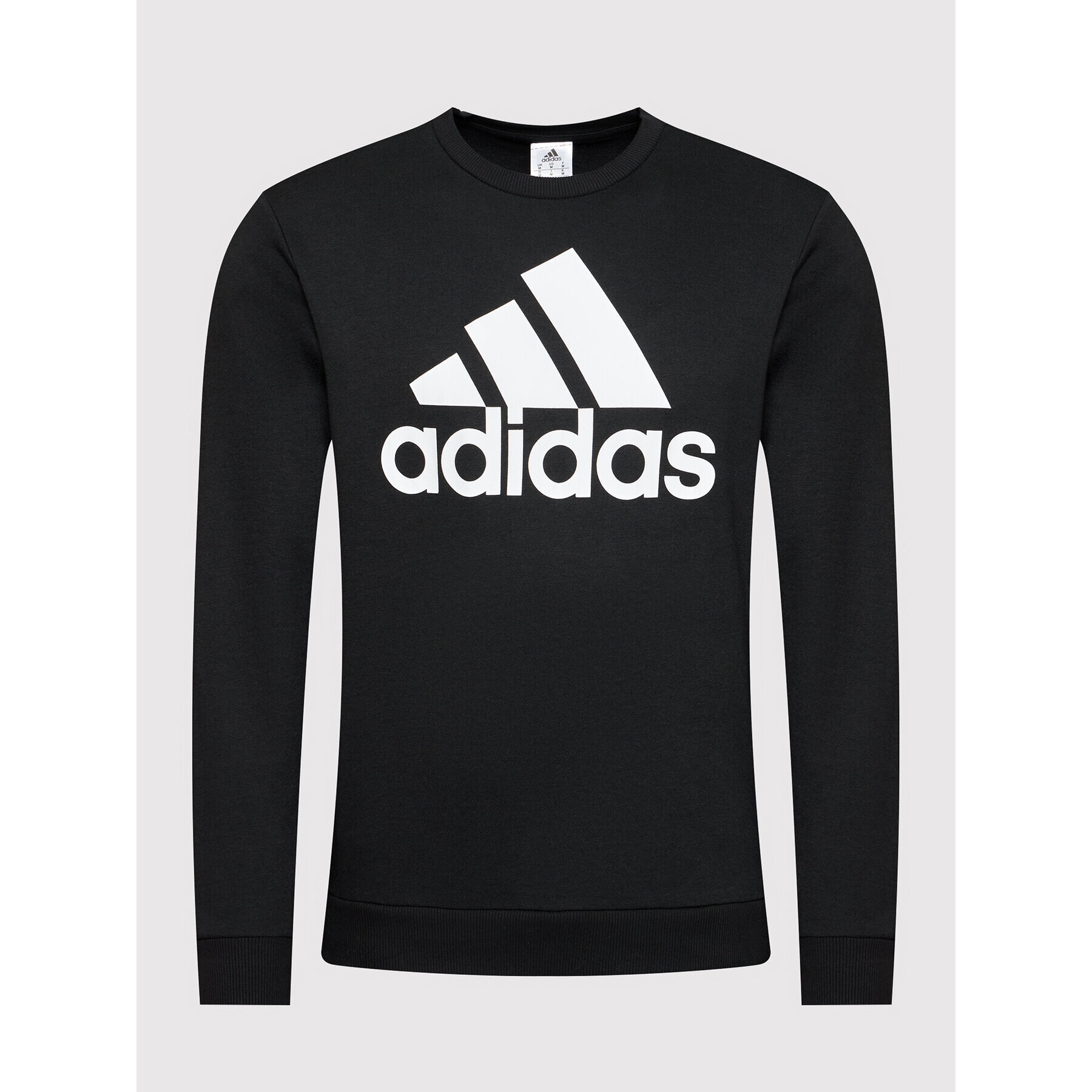 adidas Mikina Essentials Big Logo GK9076 Černá Regular Fit - Pepit.cz