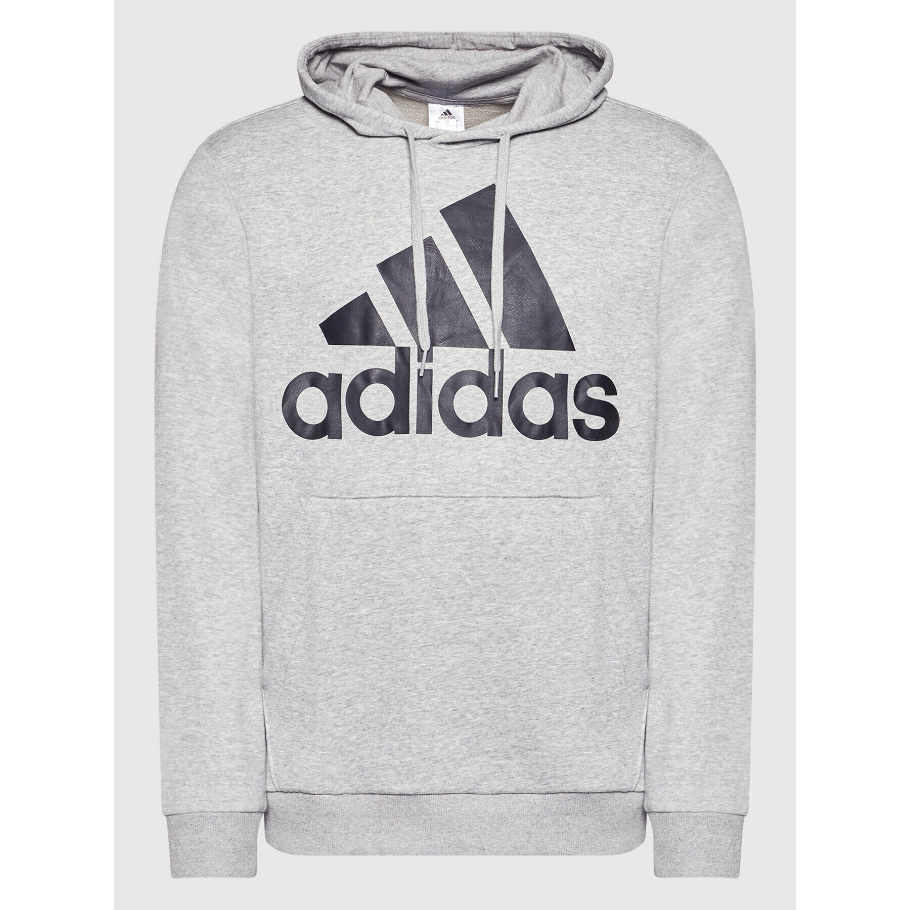 adidas Mikina Essentials Big Logo GK9541 Šedá Regular Fit - Pepit.cz