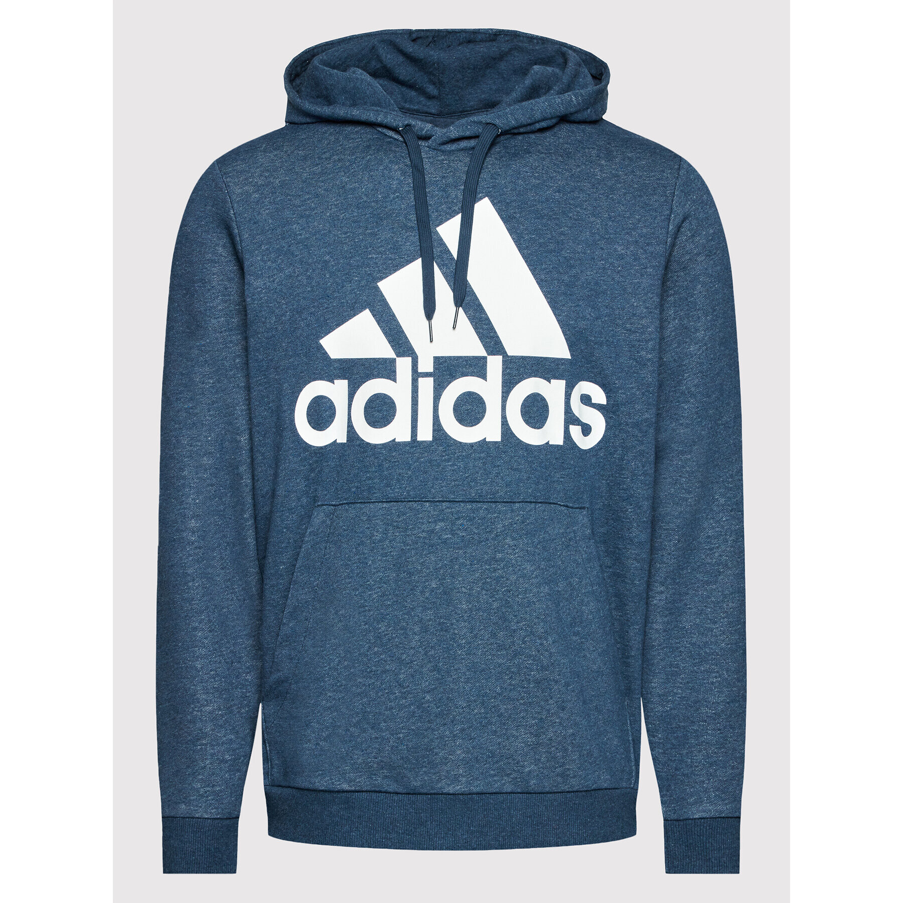 adidas Mikina Essentials Big Logo GM6965 Tmavomodrá Regular Fit - Pepit.cz