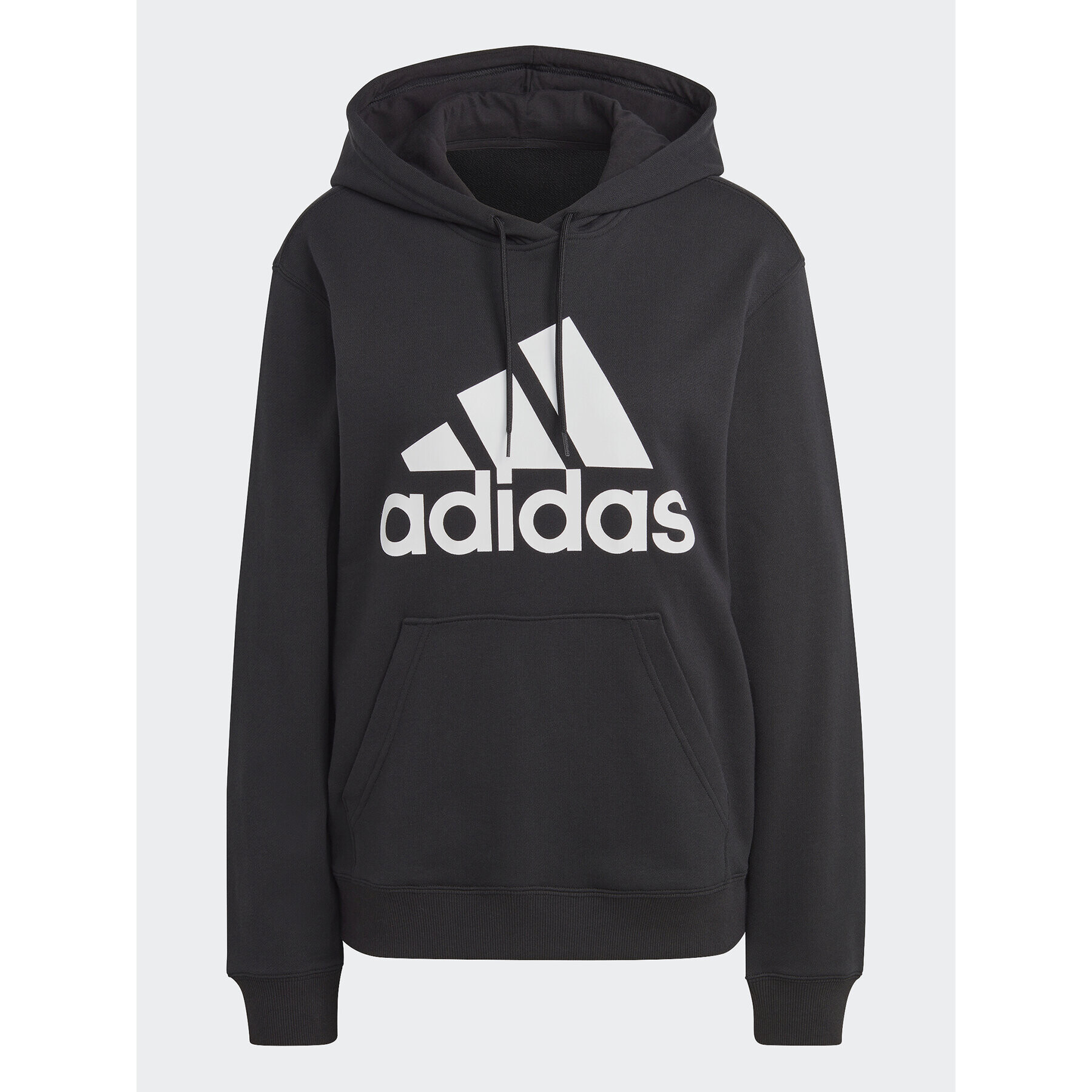 adidas Mikina Essentials Big Logo IC6895 Černá Regular Fit - Pepit.cz