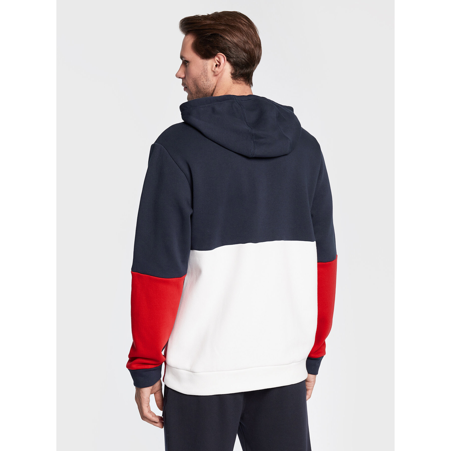 adidas Mikina Essentials Colorblock Fleece HK2880 Barevná Regular Fit - Pepit.cz