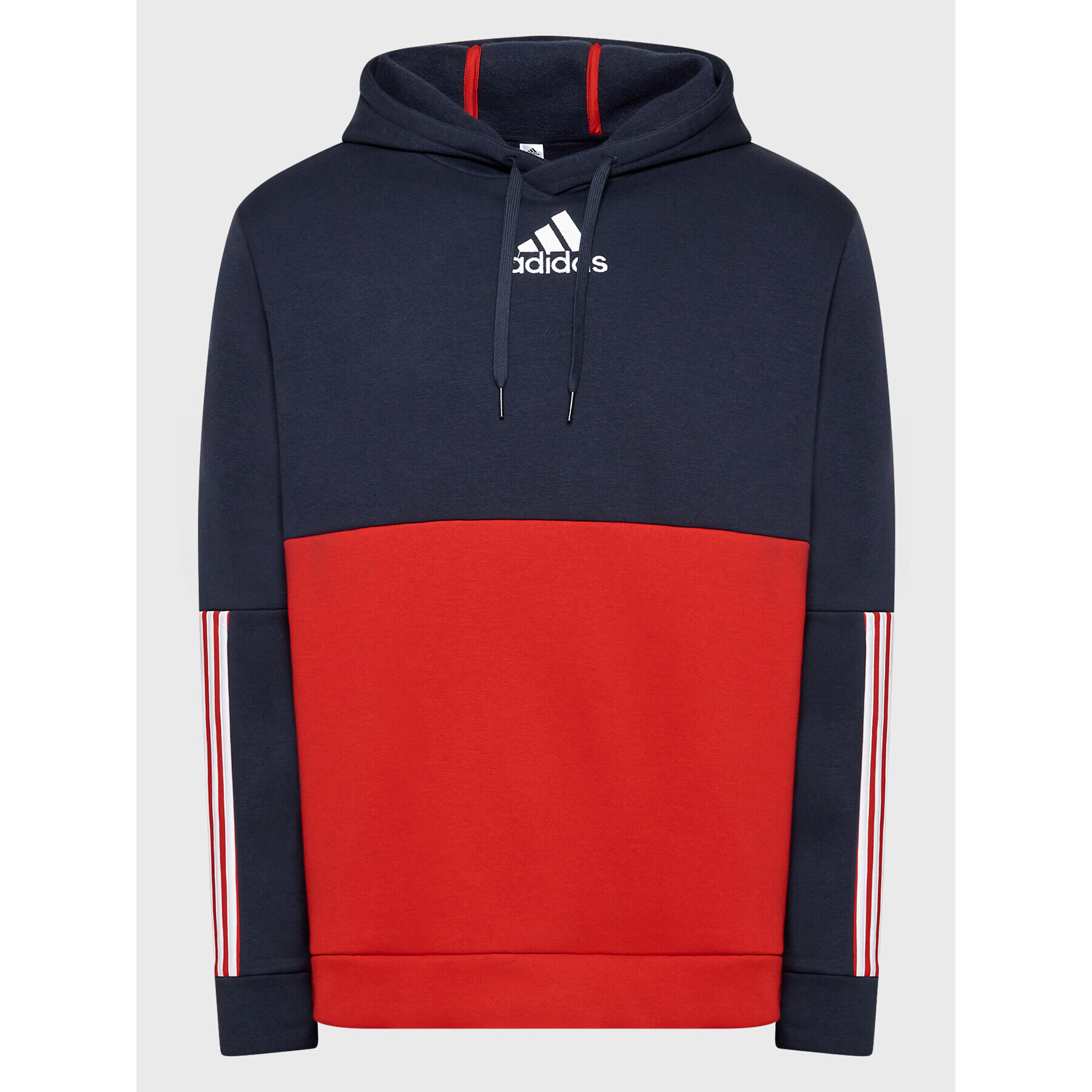 adidas Mikina Essentials Colorblock HL1983 Tmavomodrá Regular Fit - Pepit.cz