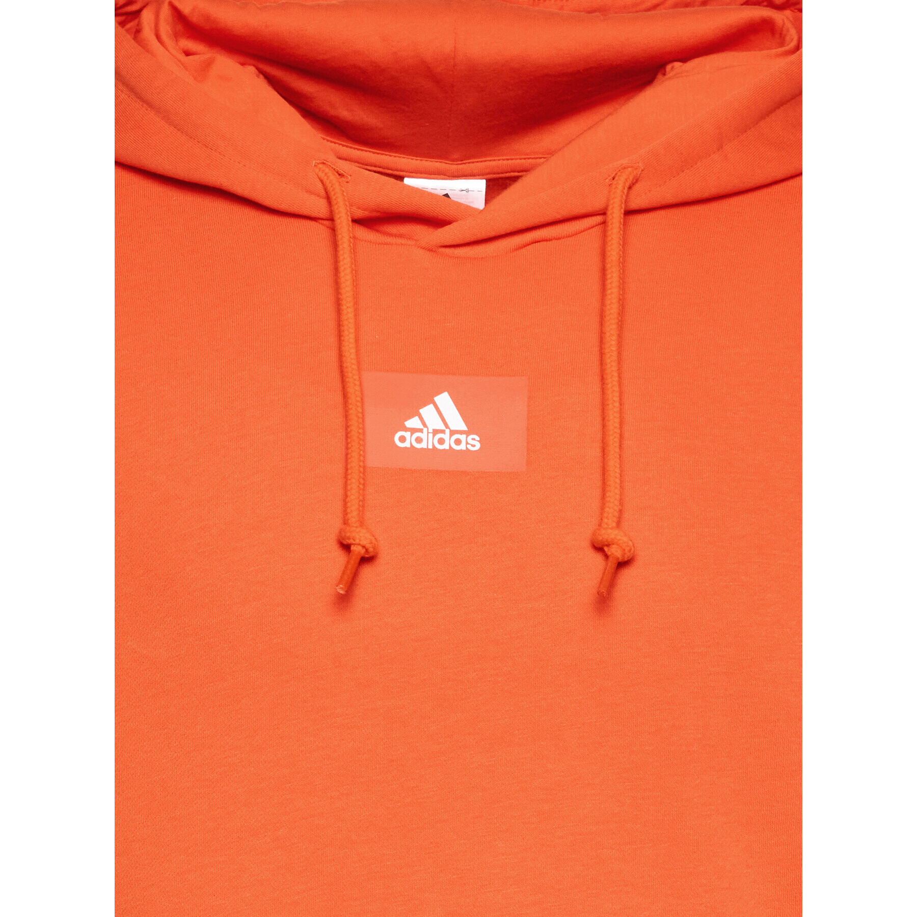 adidas Mikina Essentials Feel Vivid Fleece HK2828 Oranžová Loose Fit - Pepit.cz