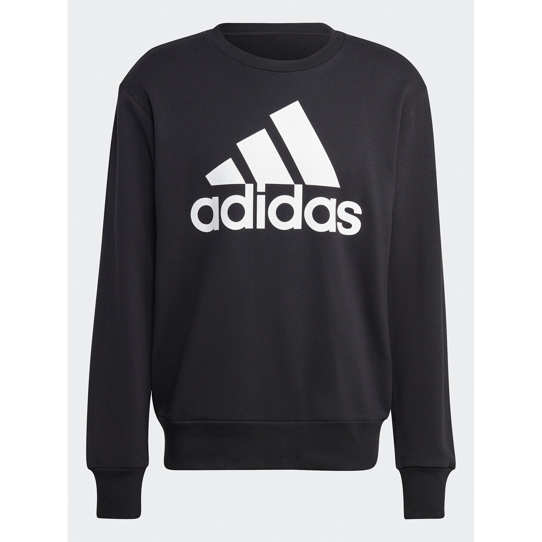 adidas Mikina Essentials French Terry Big Logo Sweatshirt IC9324 Černá Regular Fit - Pepit.cz