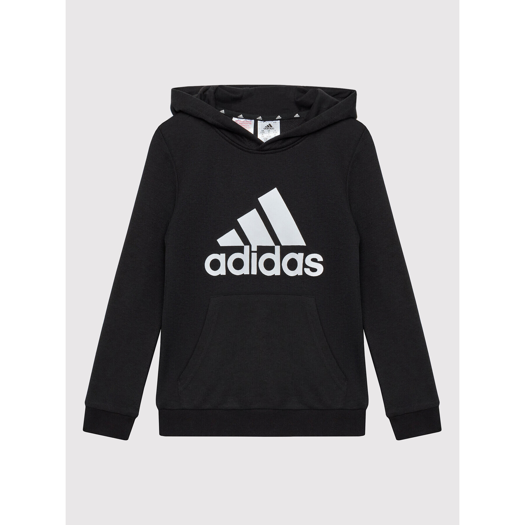 adidas Mikina Essentials GN4027 Černá Regular Fit - Pepit.cz