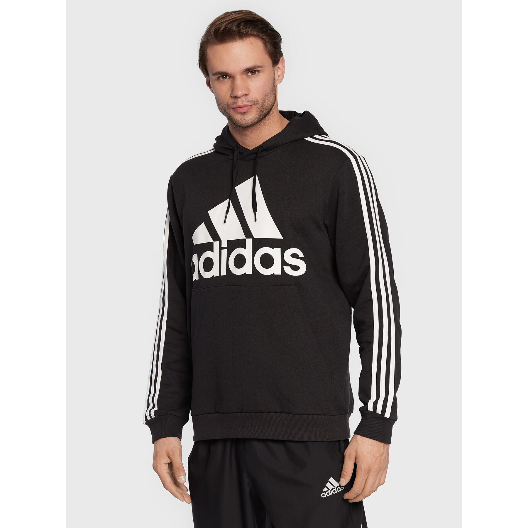 adidas Mikina Essentials H14641 Černá Regular Fit - Pepit.cz