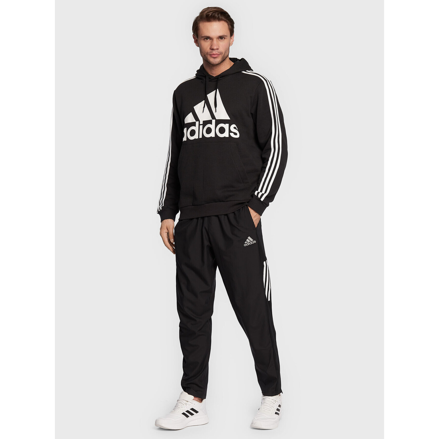 adidas Mikina Essentials H14641 Černá Regular Fit - Pepit.cz