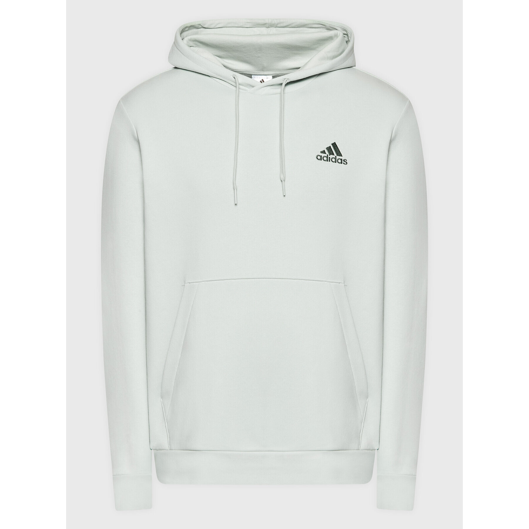 adidas Mikina Essentials HL2275 Zelená Regular Fit - Pepit.cz