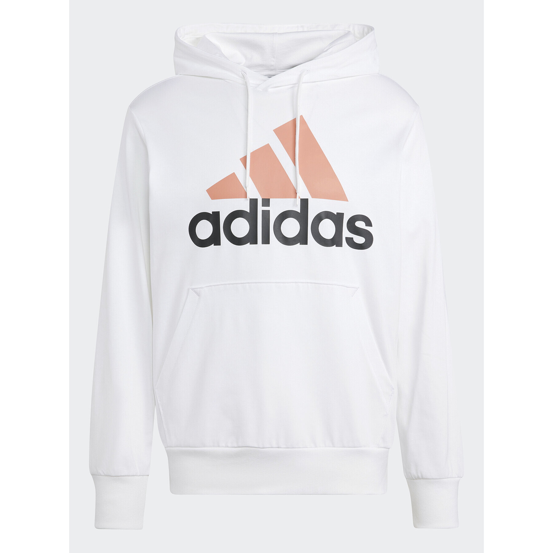 adidas Mikina Essentials Logo IJ8573 Bílá Regular Fit - Pepit.cz