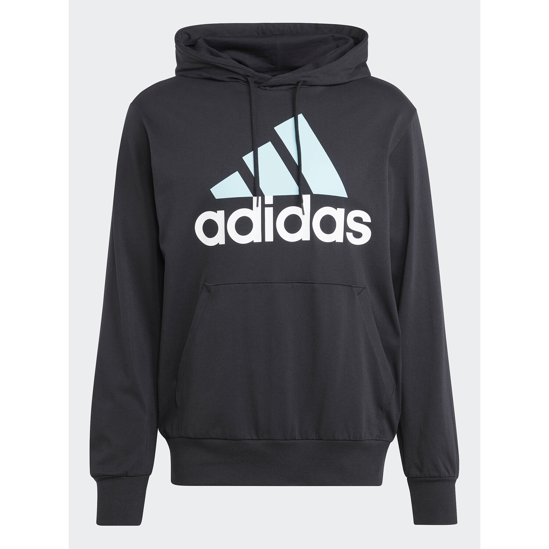 adidas Mikina Essentials Logo Hoodie IJ8574 Černá Regular Fit - Pepit.cz