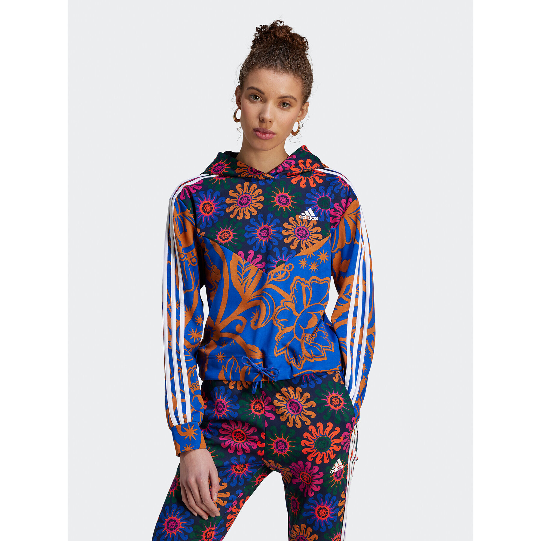 adidas Mikina FARM Rio IM2380 Barevná Loose Fit - Pepit.cz