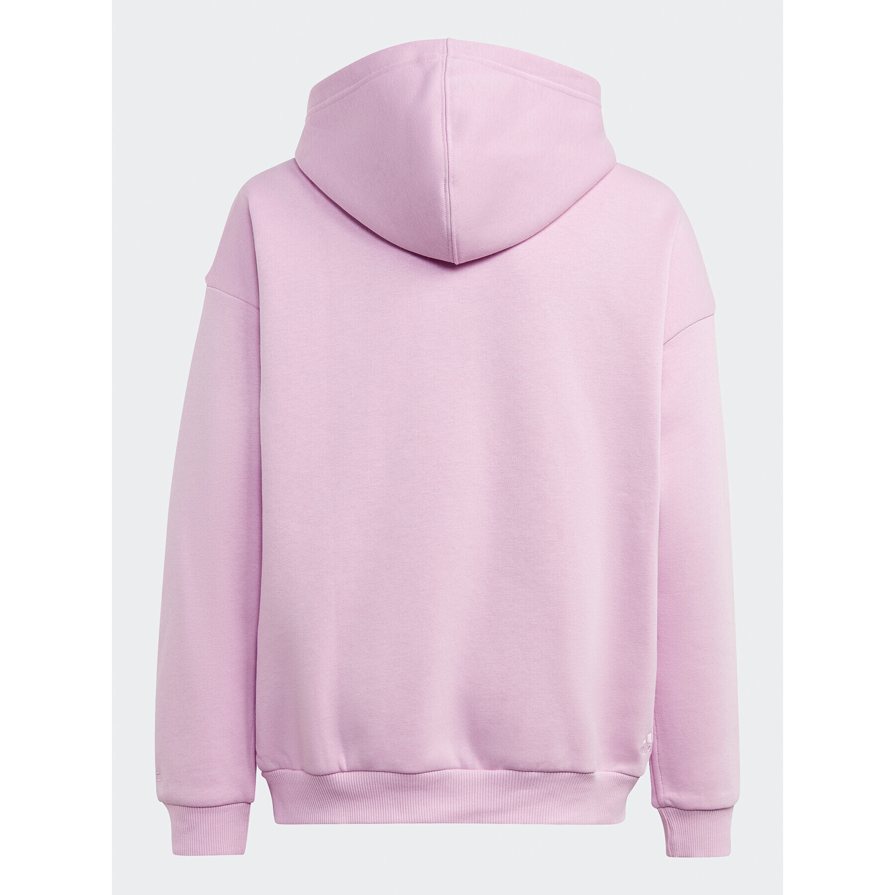 adidas Mikina Fleece IJ5954 Růžová Loose Fit - Pepit.cz