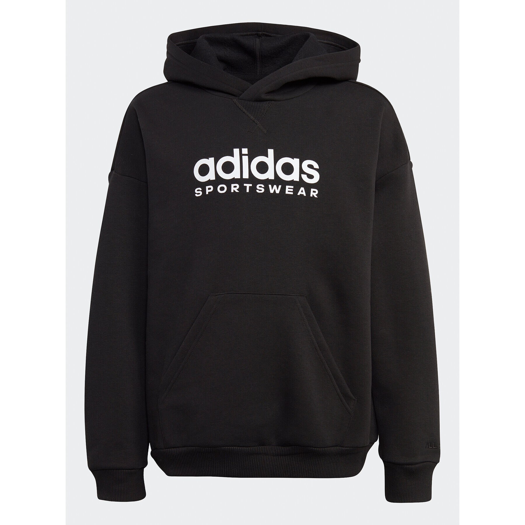 adidas Mikina Fleece IL4935 Černá Loose Fit - Pepit.cz