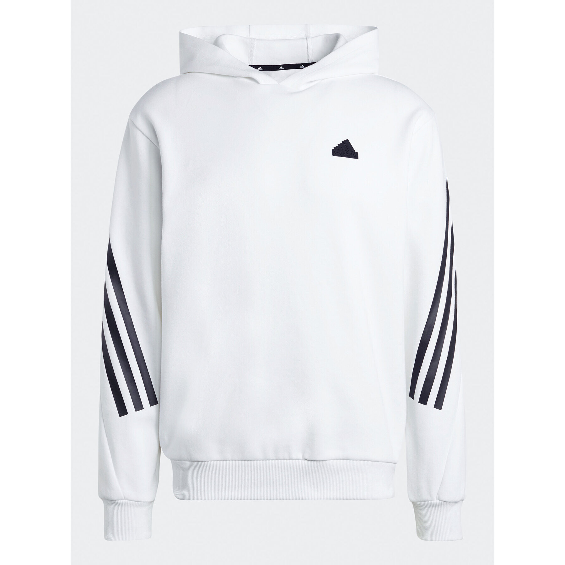 adidas Mikina Future Icons 3-Stripes Hoodie IC6720 Bílá Regular Fit - Pepit.cz