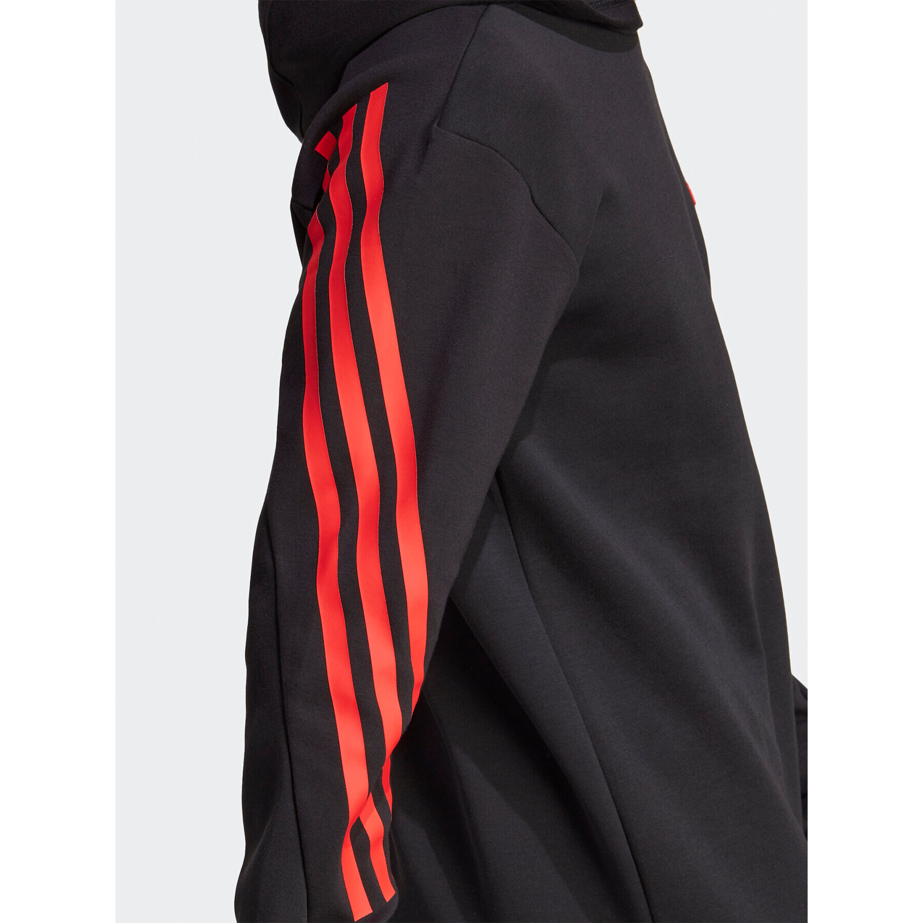 adidas Mikina Future Icons 3-Stripes Hoodie IC6742 Černá Regular Fit - Pepit.cz