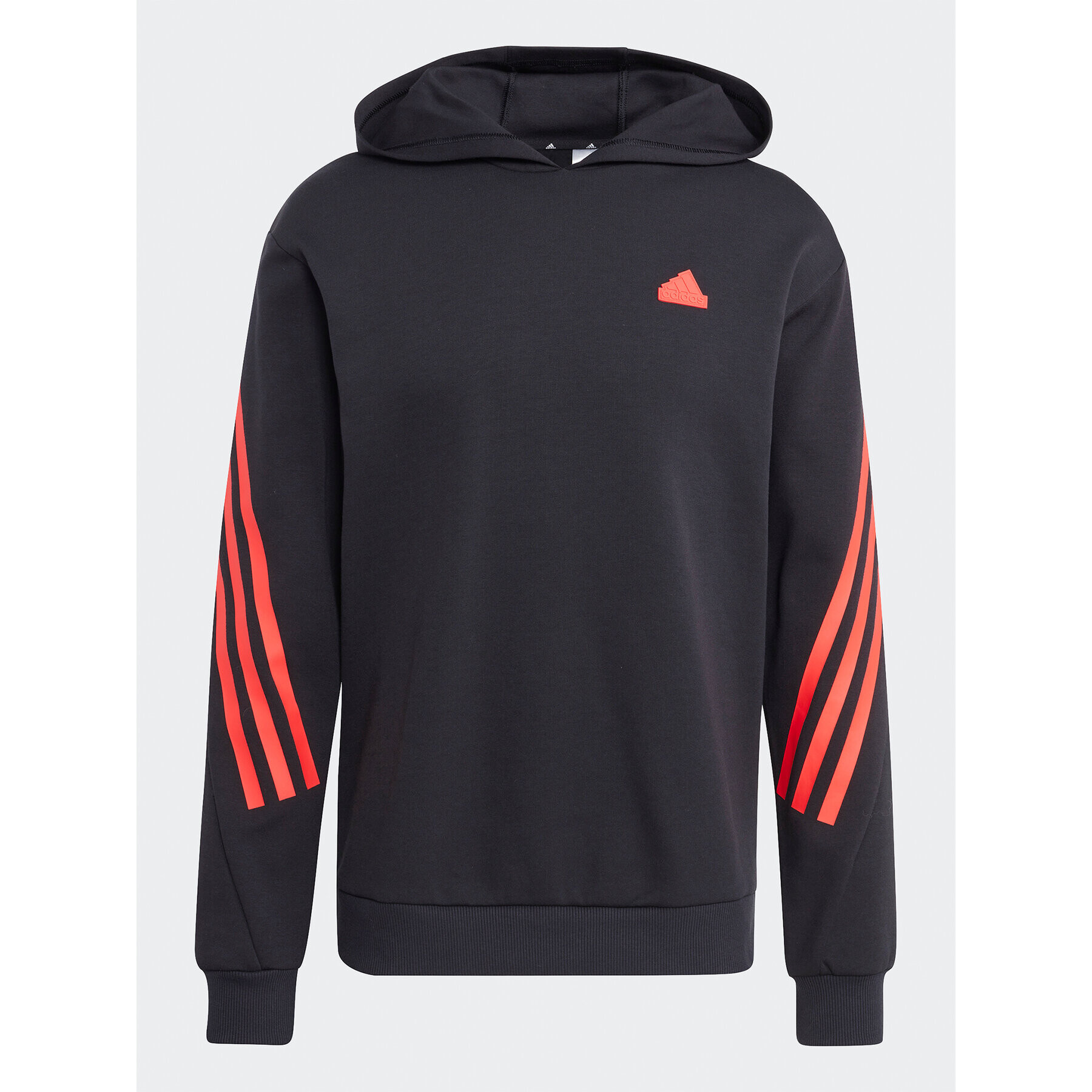 adidas Mikina Future Icons 3-Stripes Hoodie IC6742 Černá Regular Fit - Pepit.cz