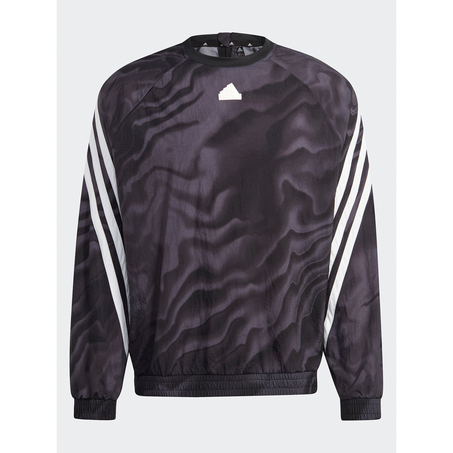 adidas Mikina Future Icons Graphic Crew Sweatshirt IC8265 Černá Loose Fit - Pepit.cz