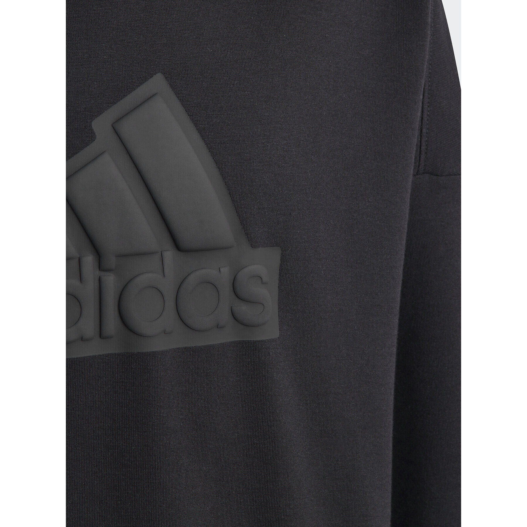 adidas Mikina Future Icons Logo HR6301 Černá Loose Fit - Pepit.cz