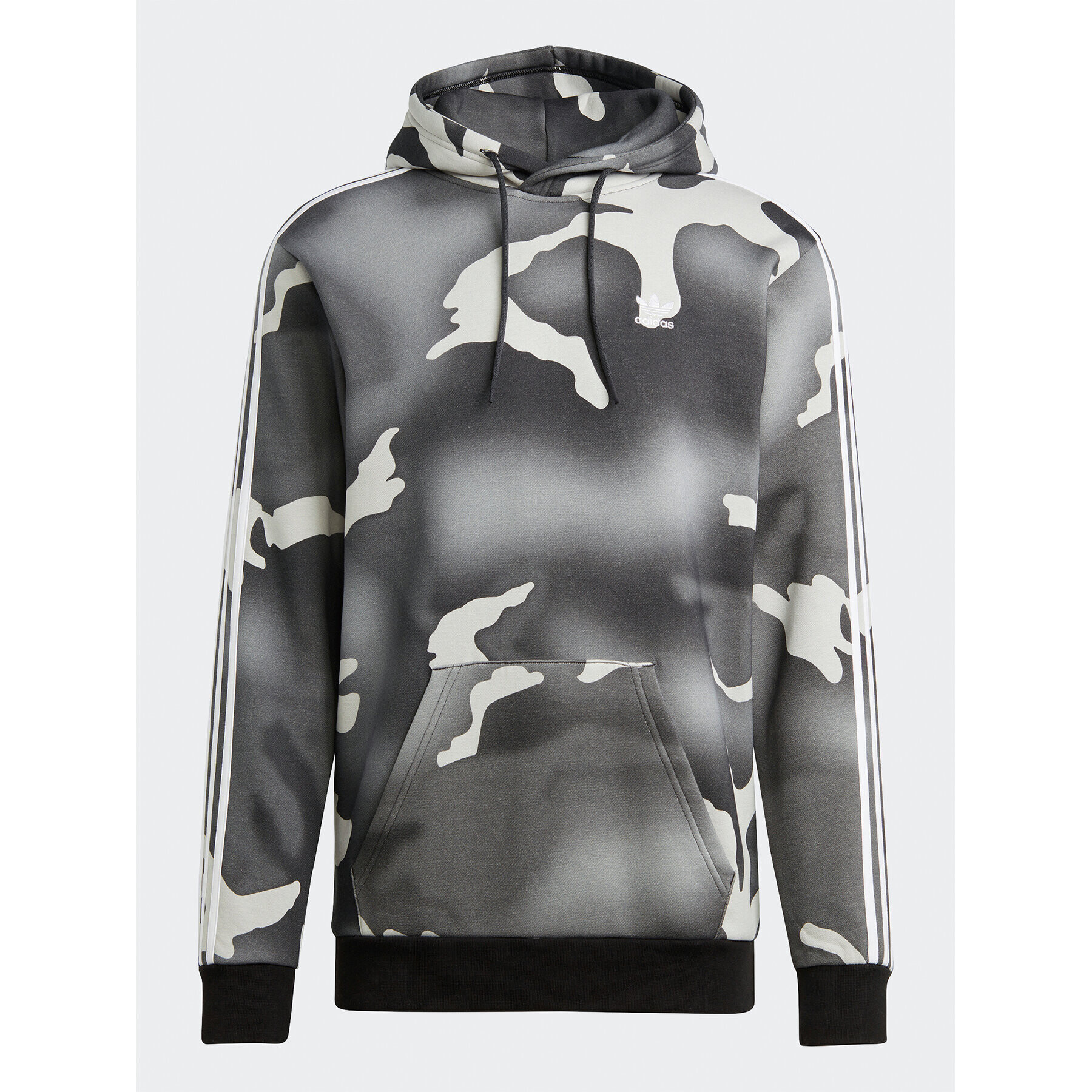 adidas Mikina Graphics Camo Allover Print Hoodie IC5732 Šedá Regular Fit - Pepit.cz