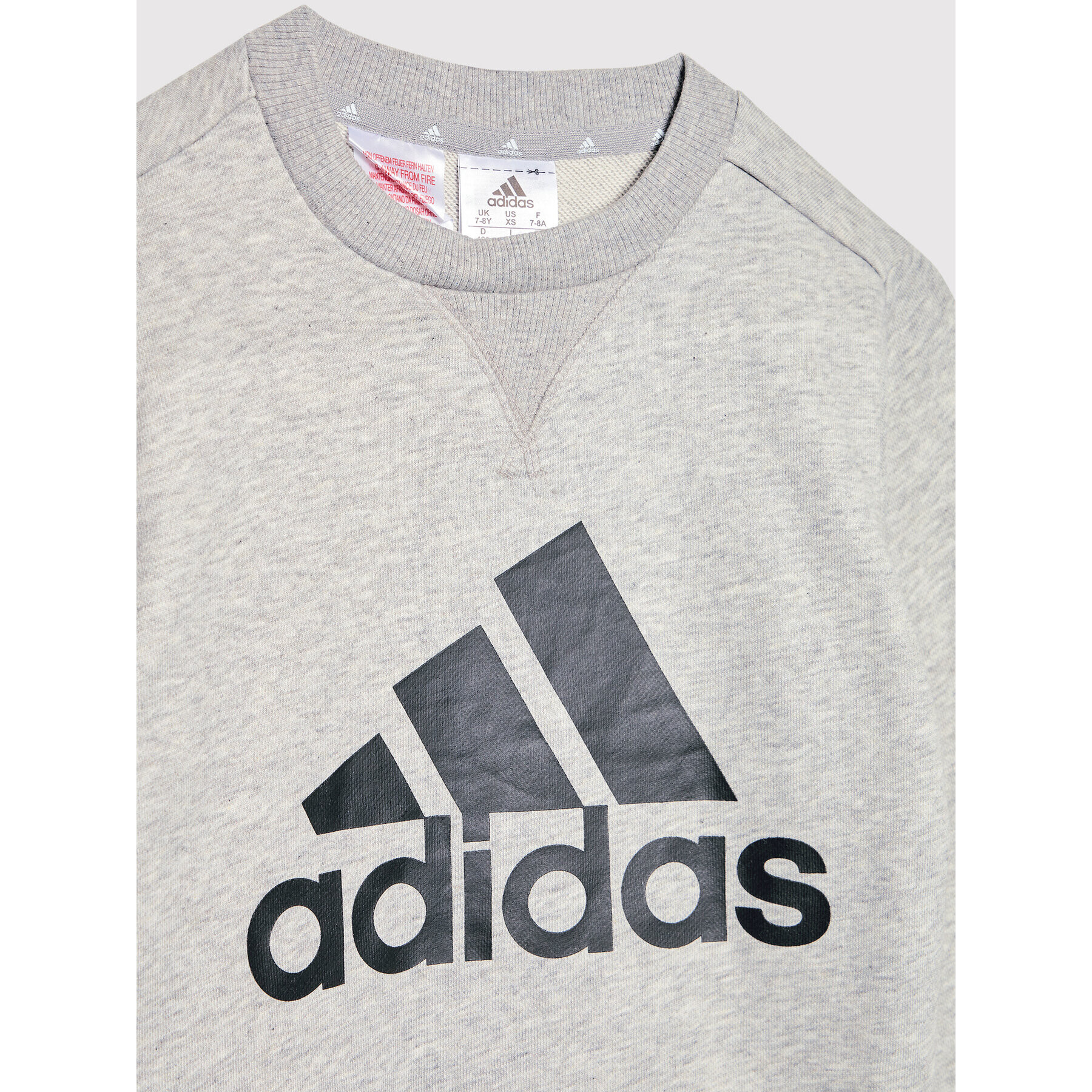 adidas Mikina GS4273 Šedá Regular Fit - Pepit.cz