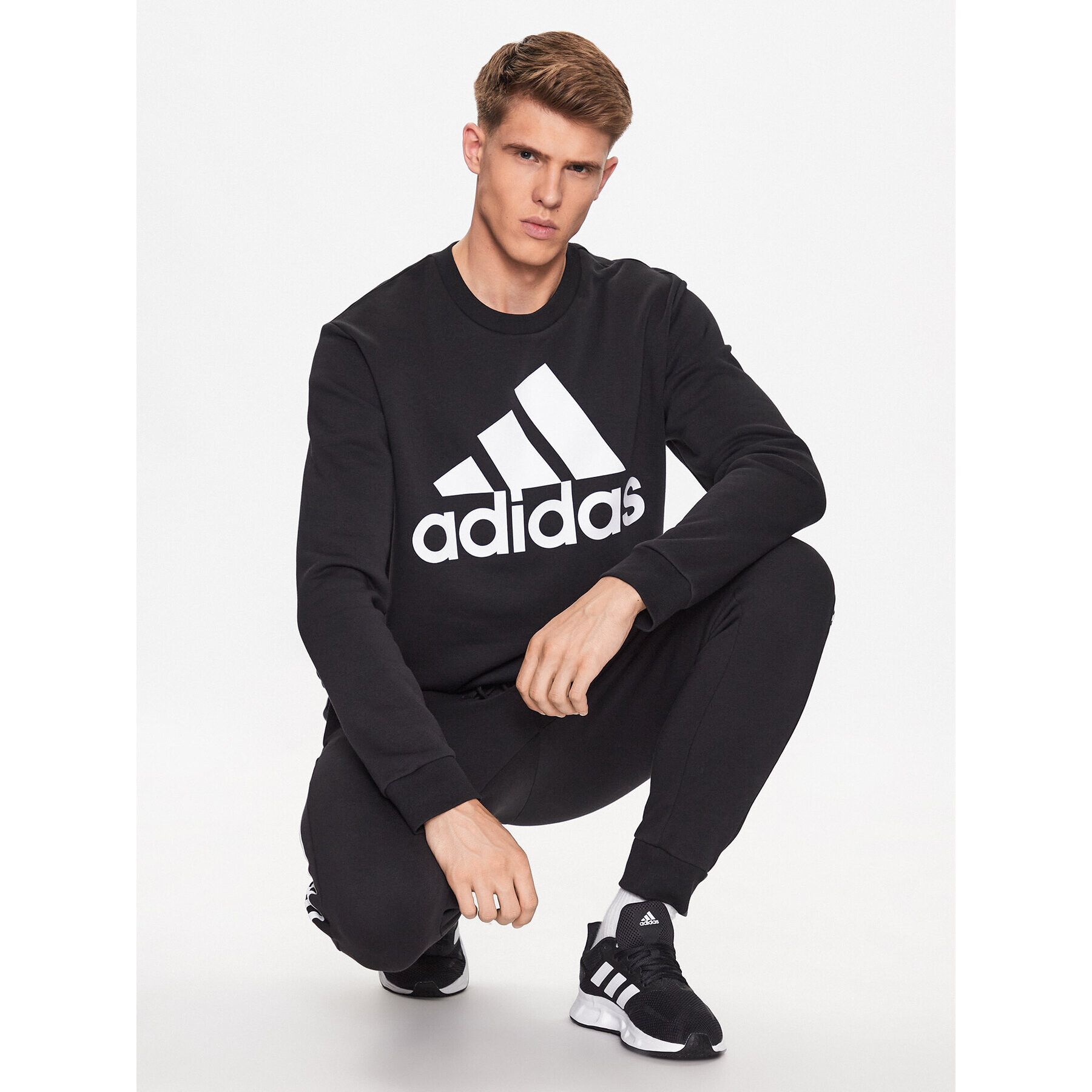 adidas Mikina IB3995 Černá Regular Fit - Pepit.cz