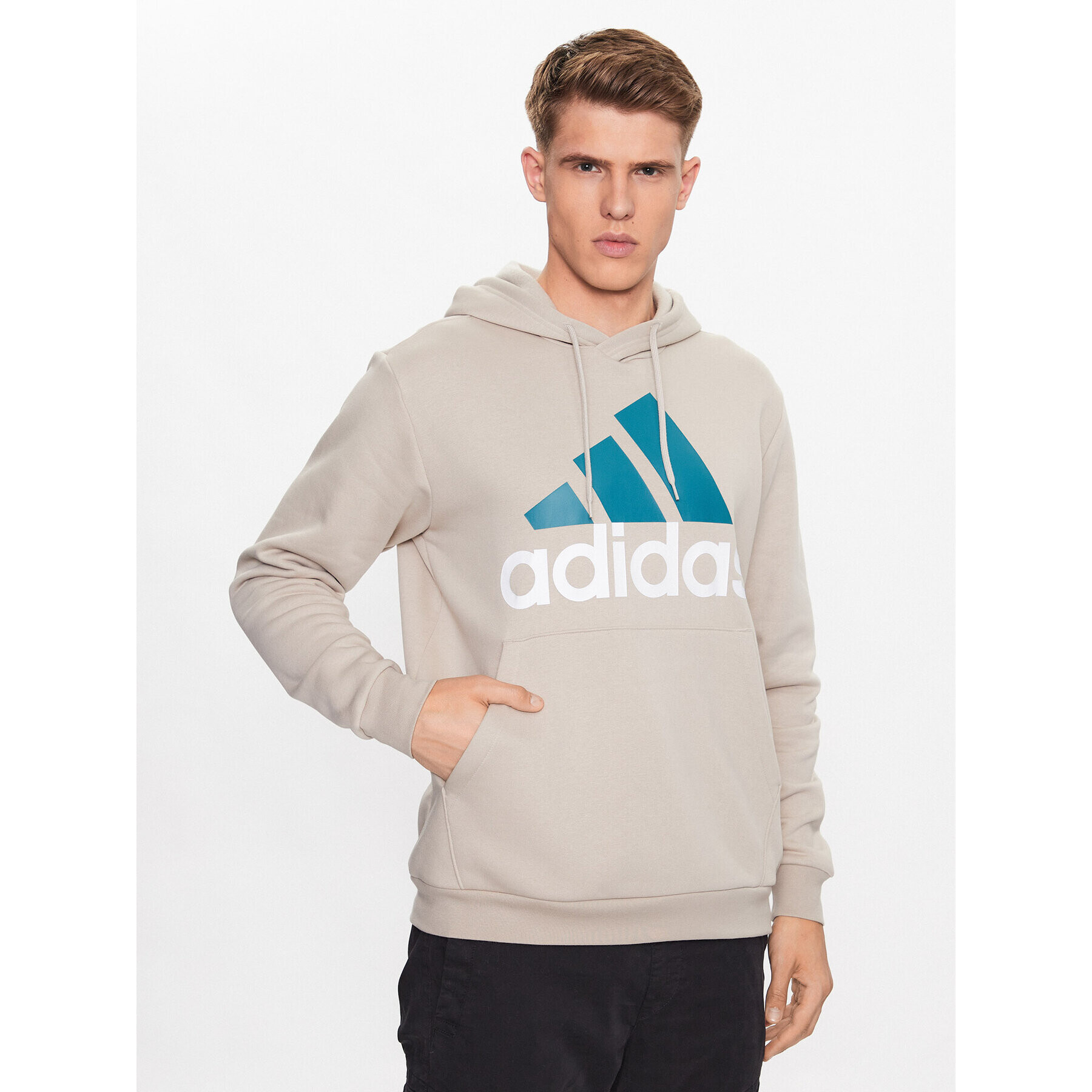 adidas Mikina IJ8942 Béžová Regular Fit - Pepit.cz