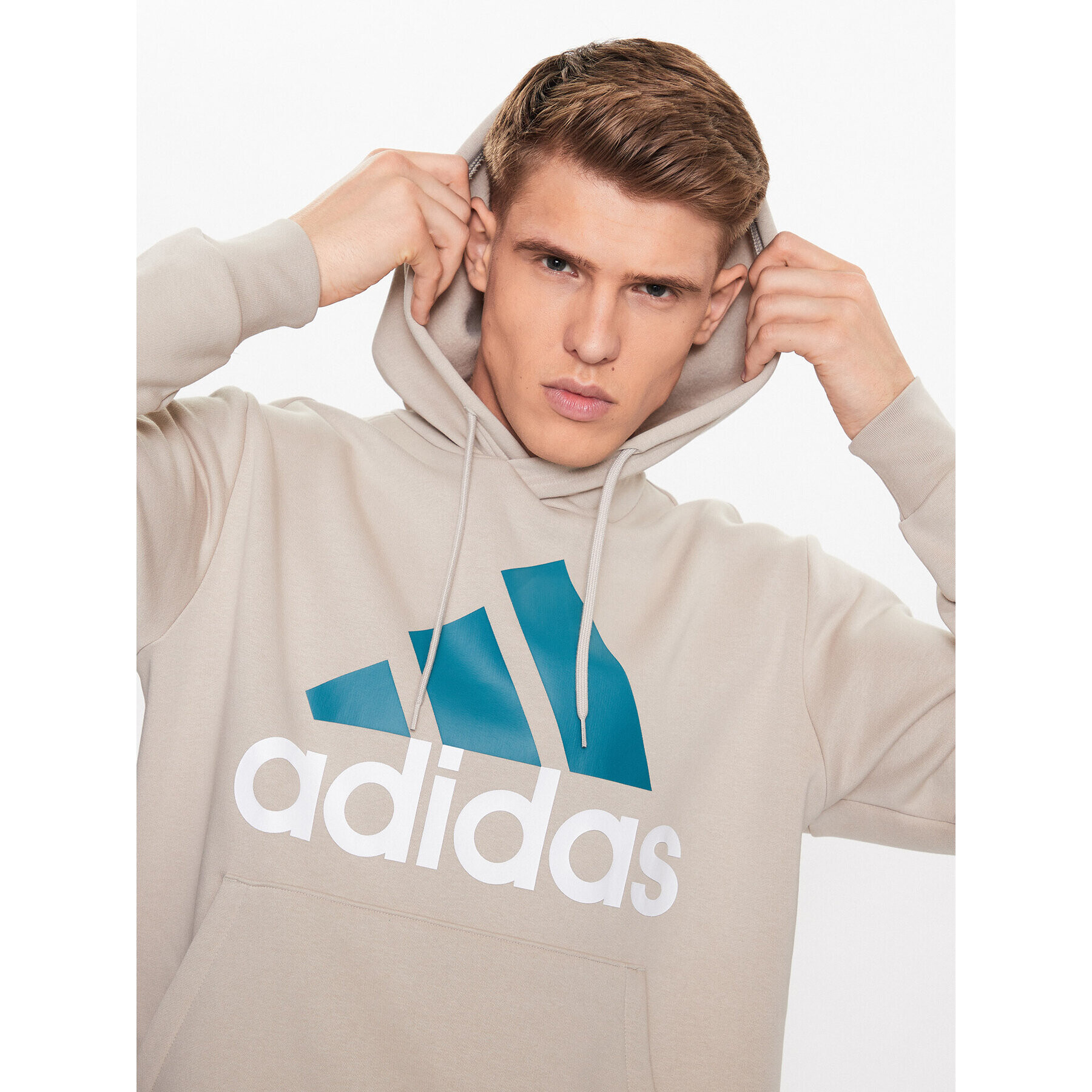 adidas Mikina IJ8942 Béžová Regular Fit - Pepit.cz