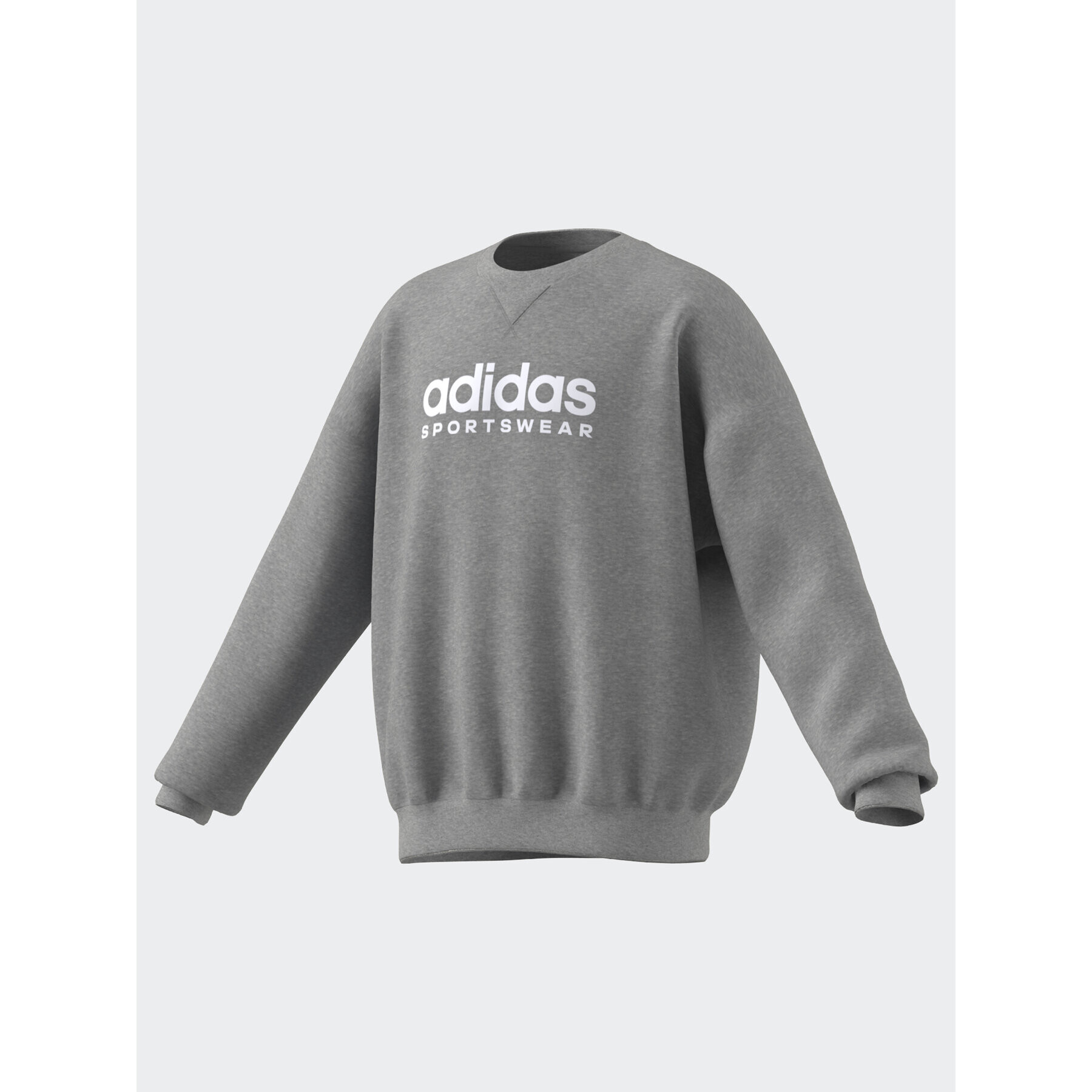 adidas Mikina IL4931 Šedá Loose Fit - Pepit.cz