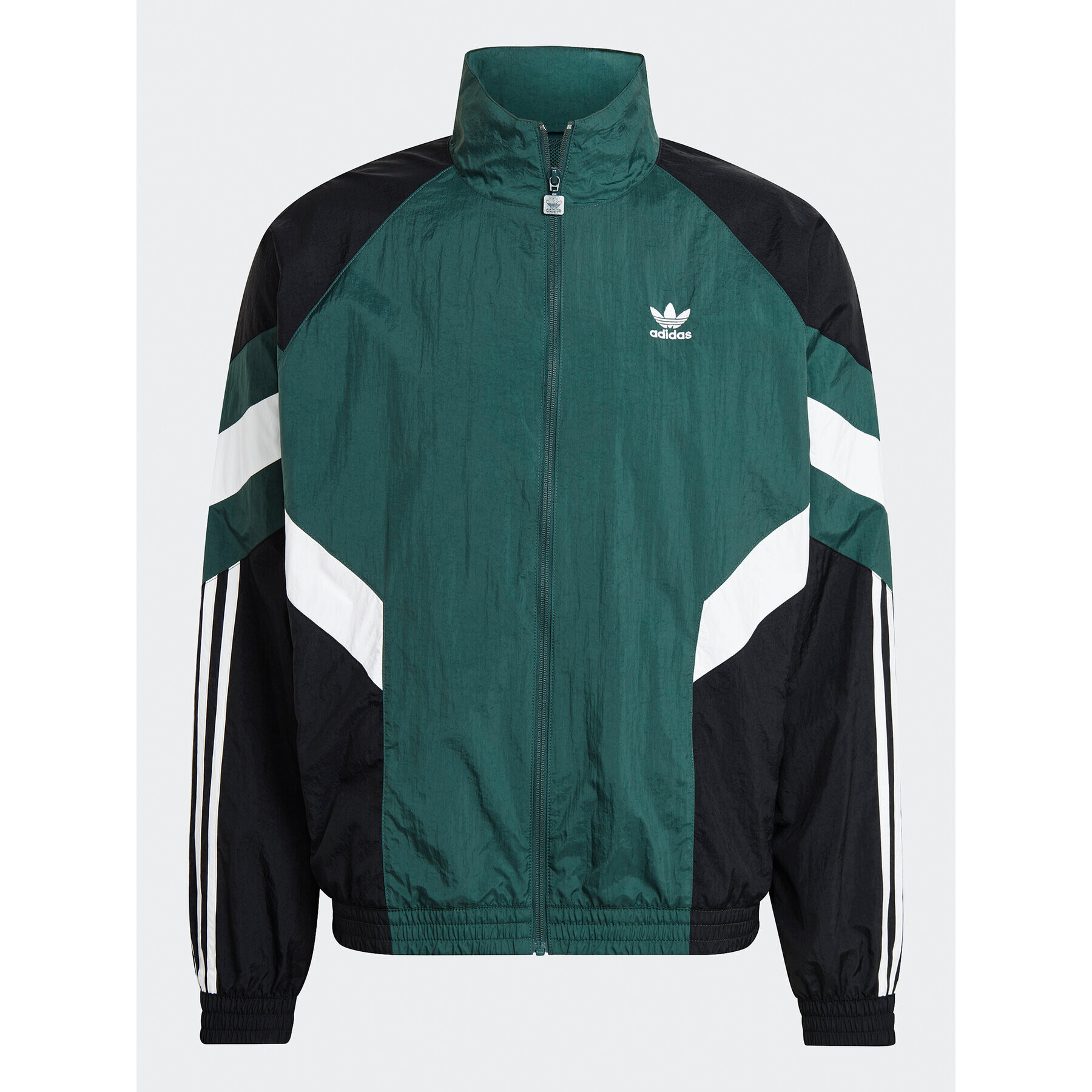 adidas Mikina Rekive HK7321 Zelená Loose Fit - Pepit.cz