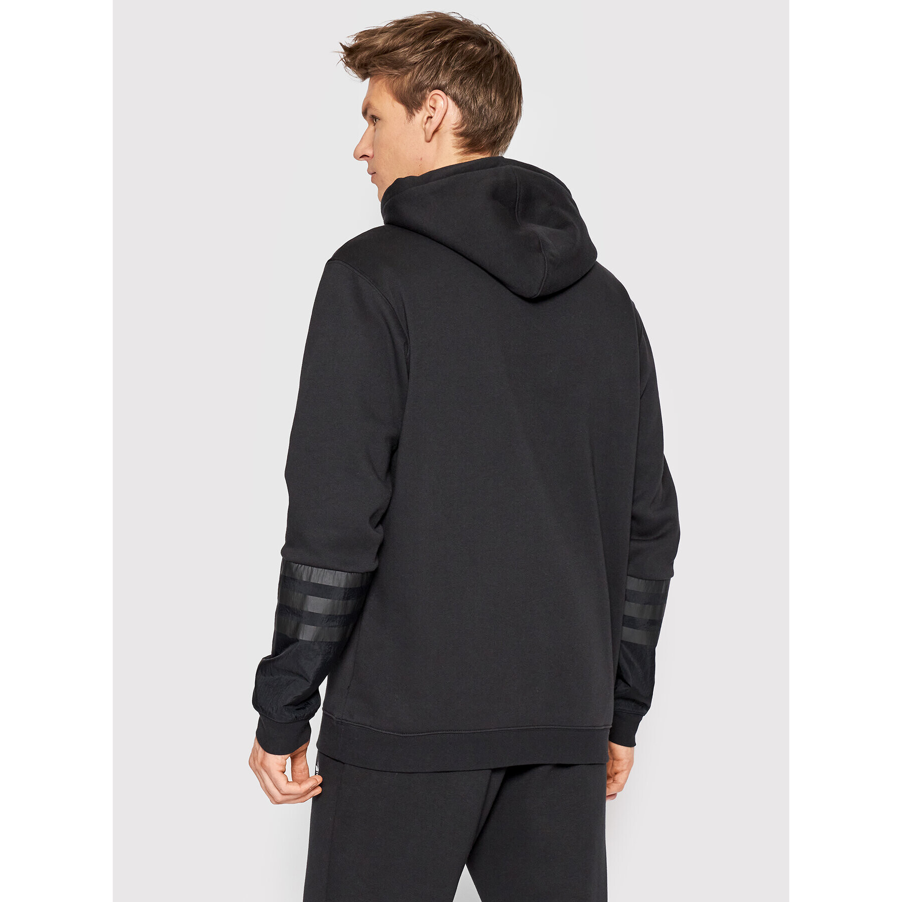 adidas Mikina Sprt Fleece HE4701 Černá Regular Fit - Pepit.cz