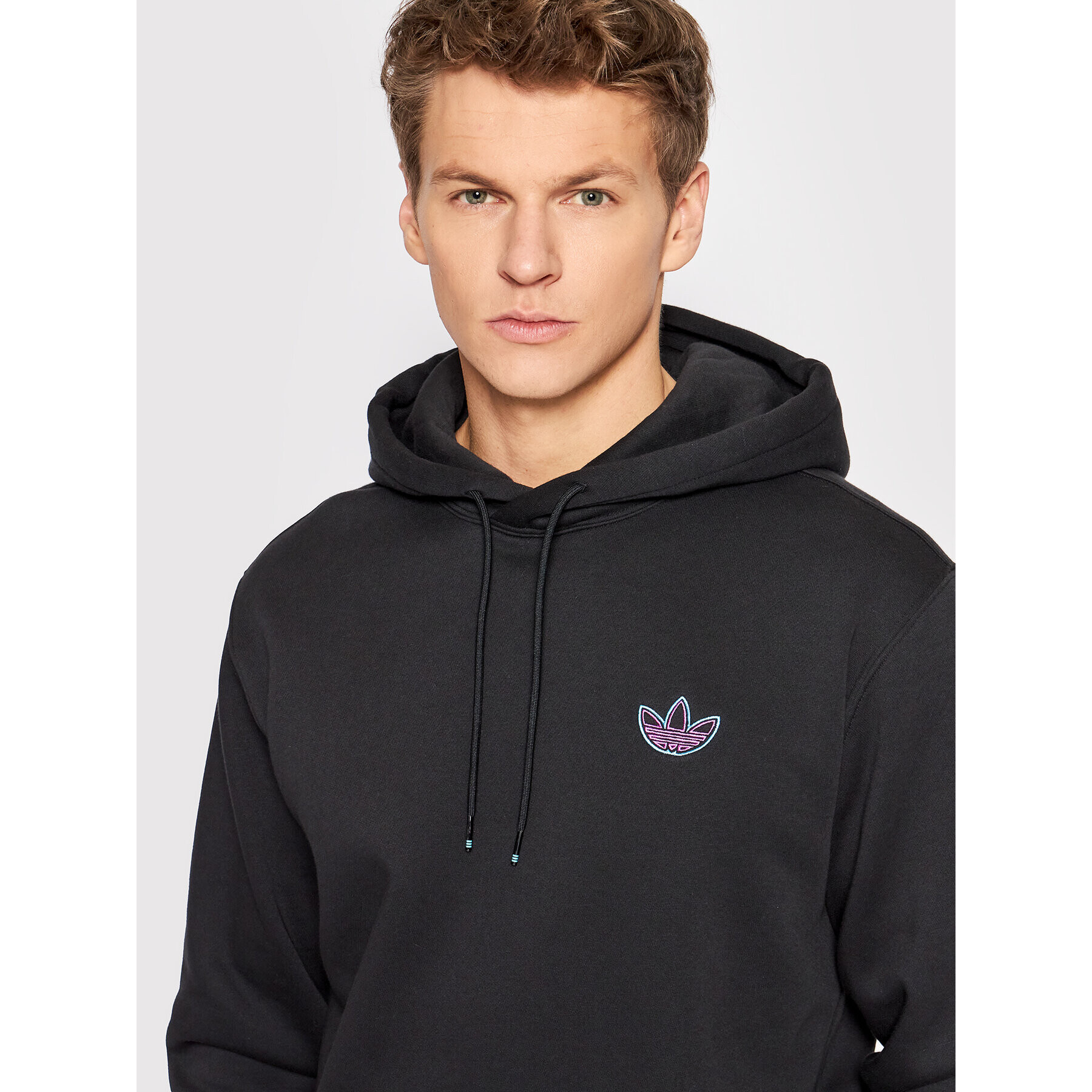 adidas Mikina Sprt Fleece HE4701 Černá Regular Fit - Pepit.cz