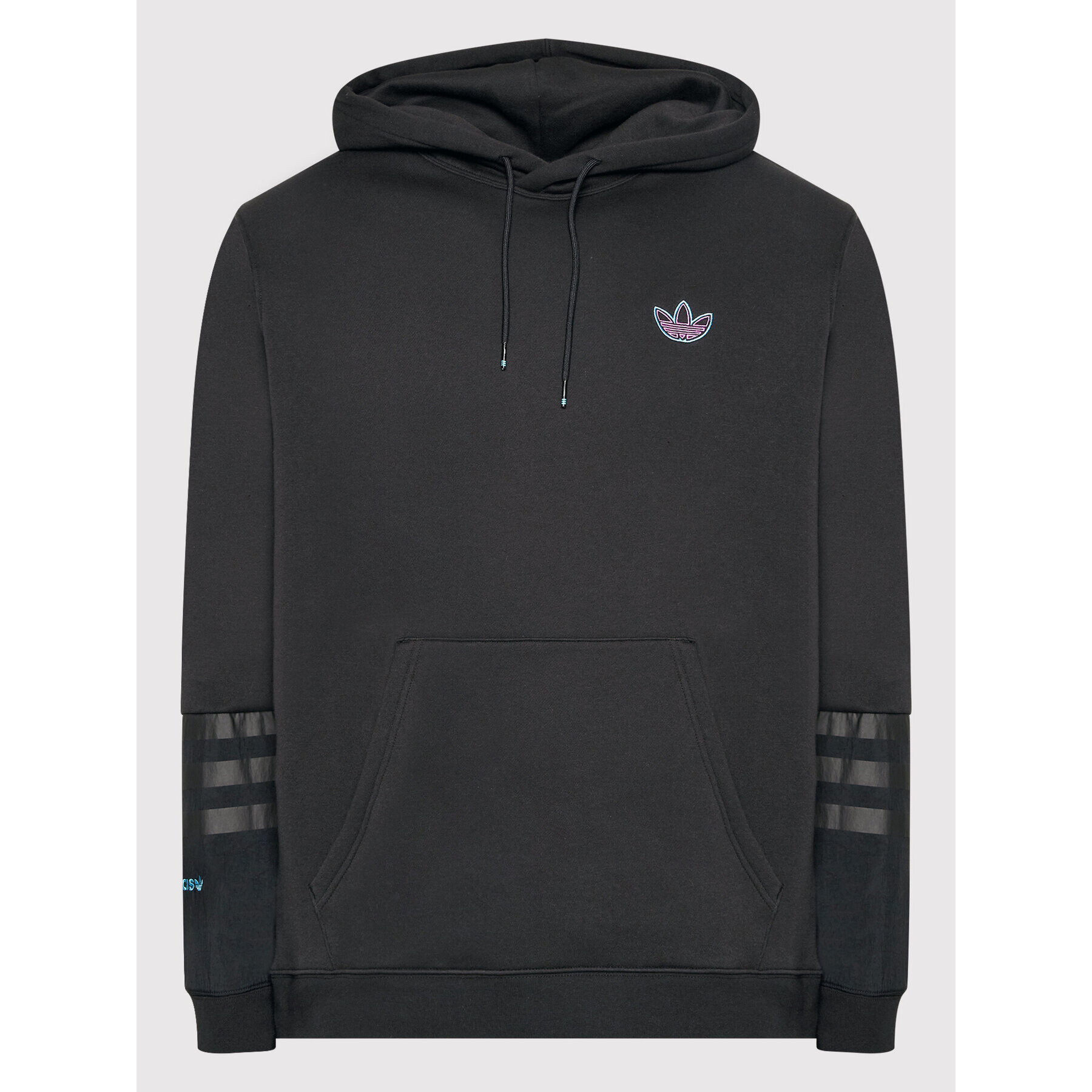 adidas Mikina Sprt Fleece HE4701 Černá Regular Fit - Pepit.cz