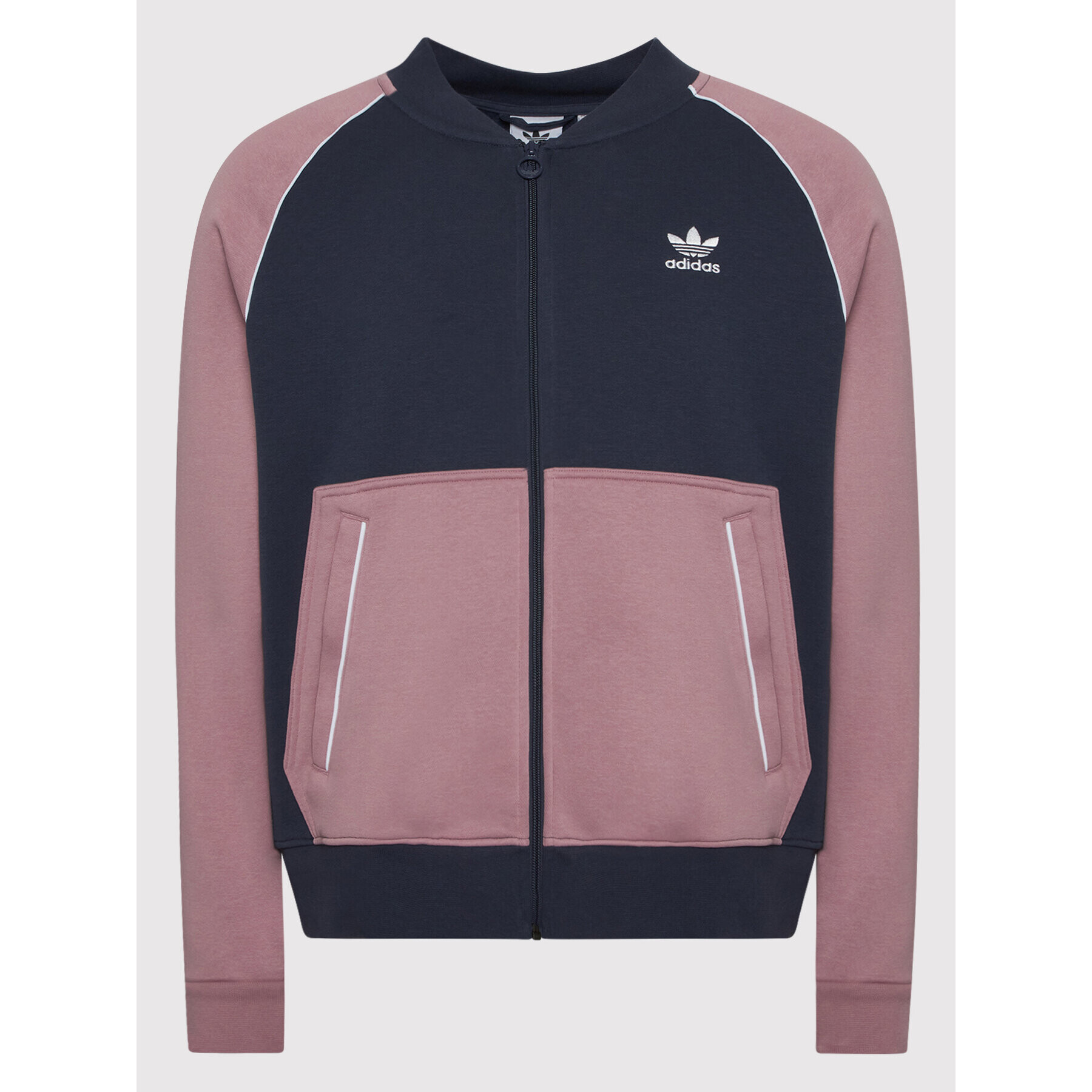 adidas Mikina Sst Fleece Track HC2081 Tmavomodrá Regular Fit - Pepit.cz