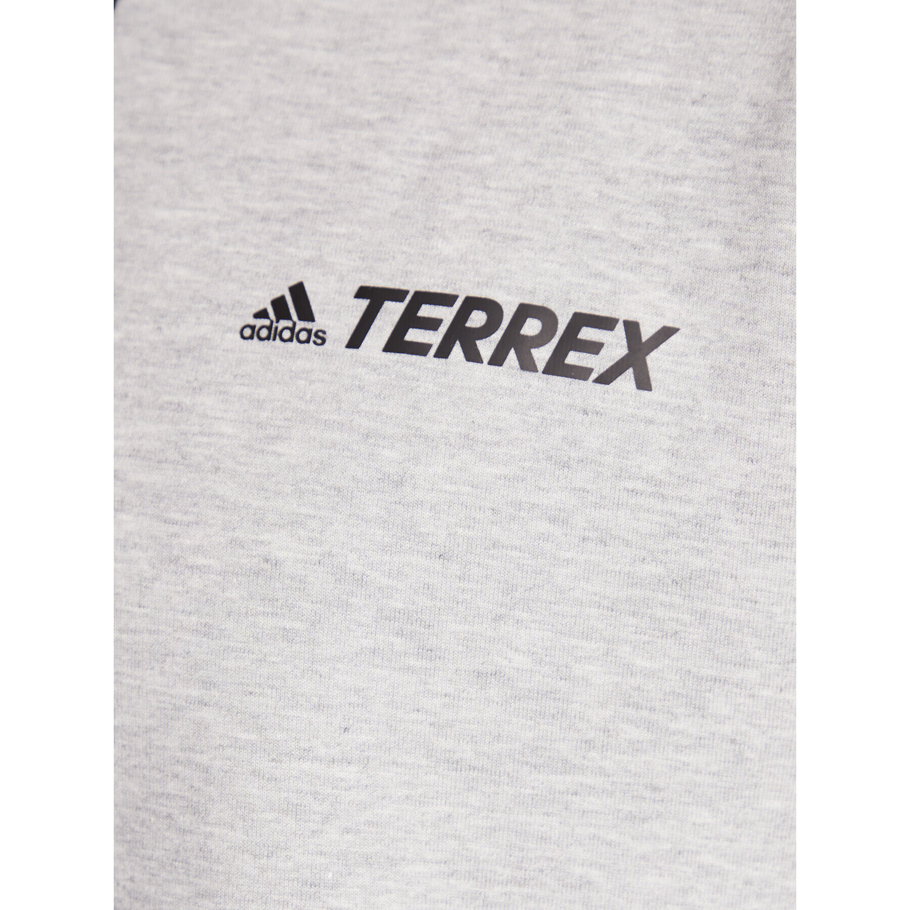 adidas Mikina Terrex Logo Graphic Hoodie H50936 Šedá Regular Fit - Pepit.cz