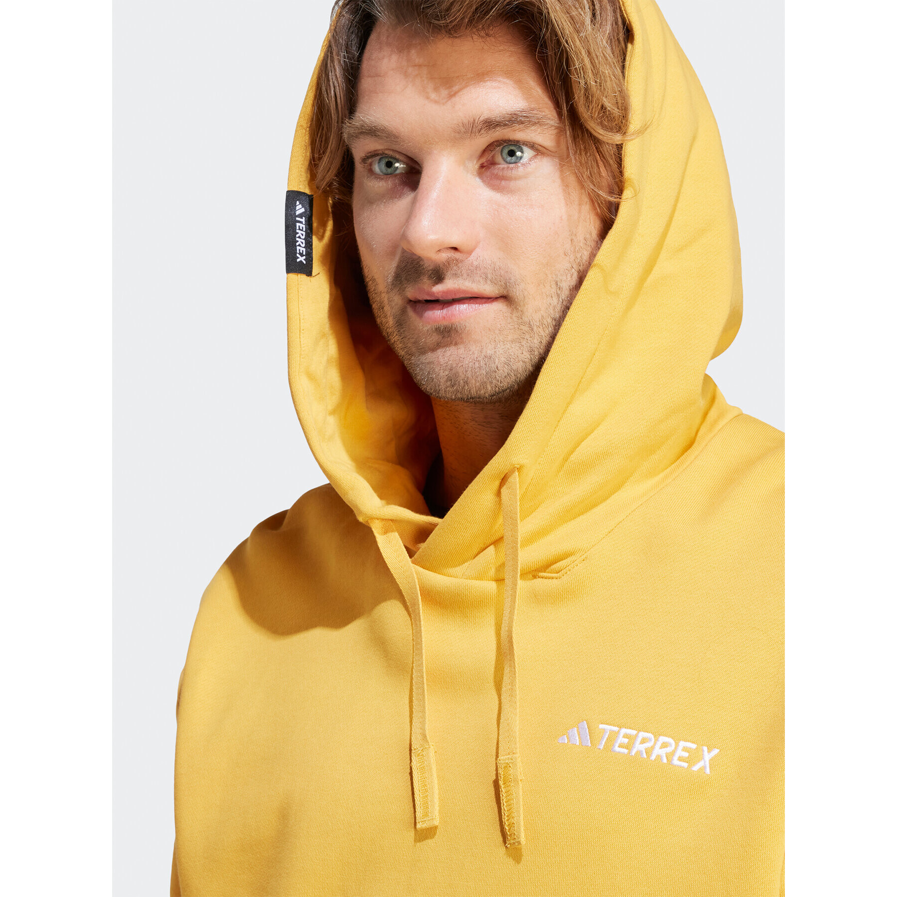 adidas Mikina Terrex Logo IB2705 Žlutá Regular Fit - Pepit.cz