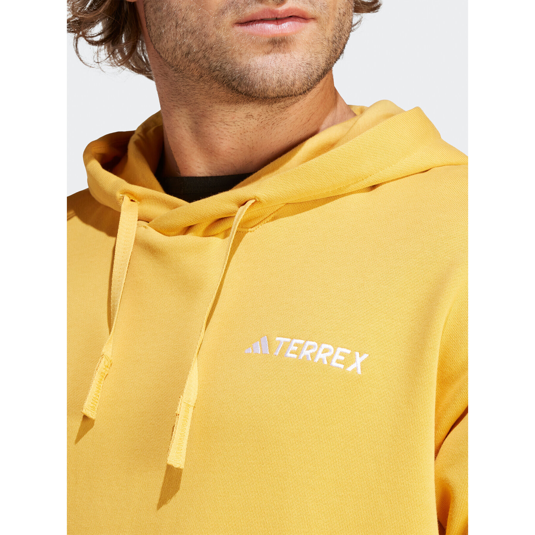 adidas Mikina Terrex Logo IB2705 Žlutá Regular Fit - Pepit.cz