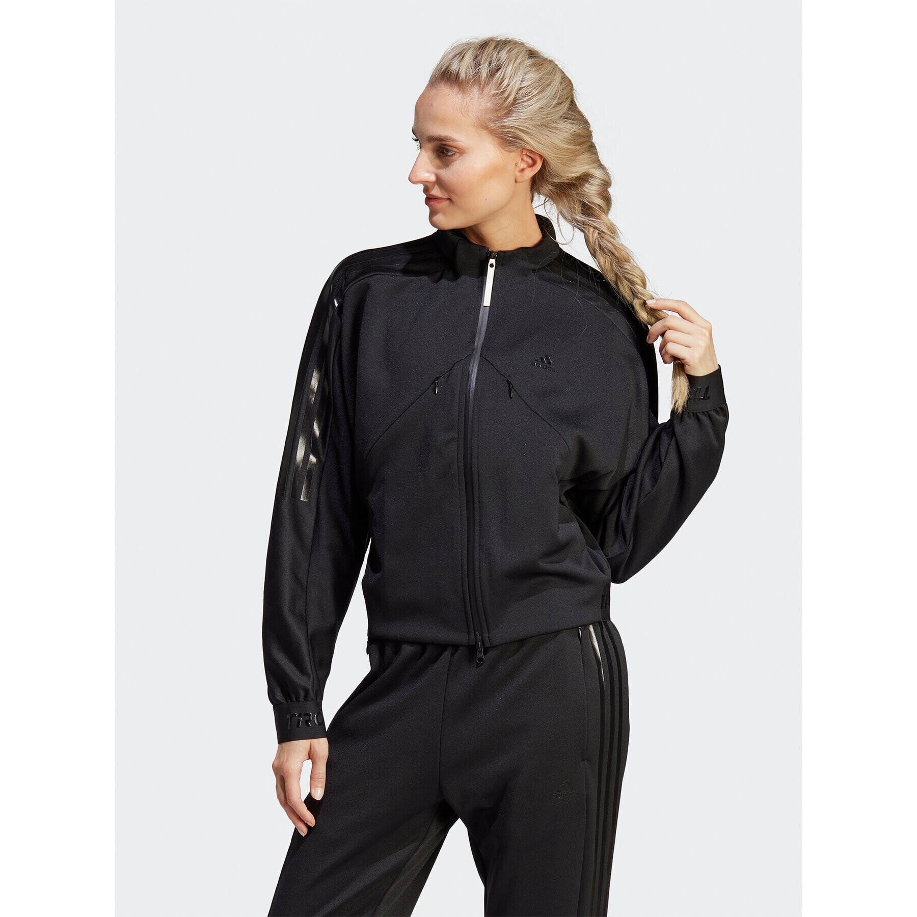 adidas Mikina Tiro Suit-Up Advanced Track Top IB2305 Černá Loose Fit - Pepit.cz