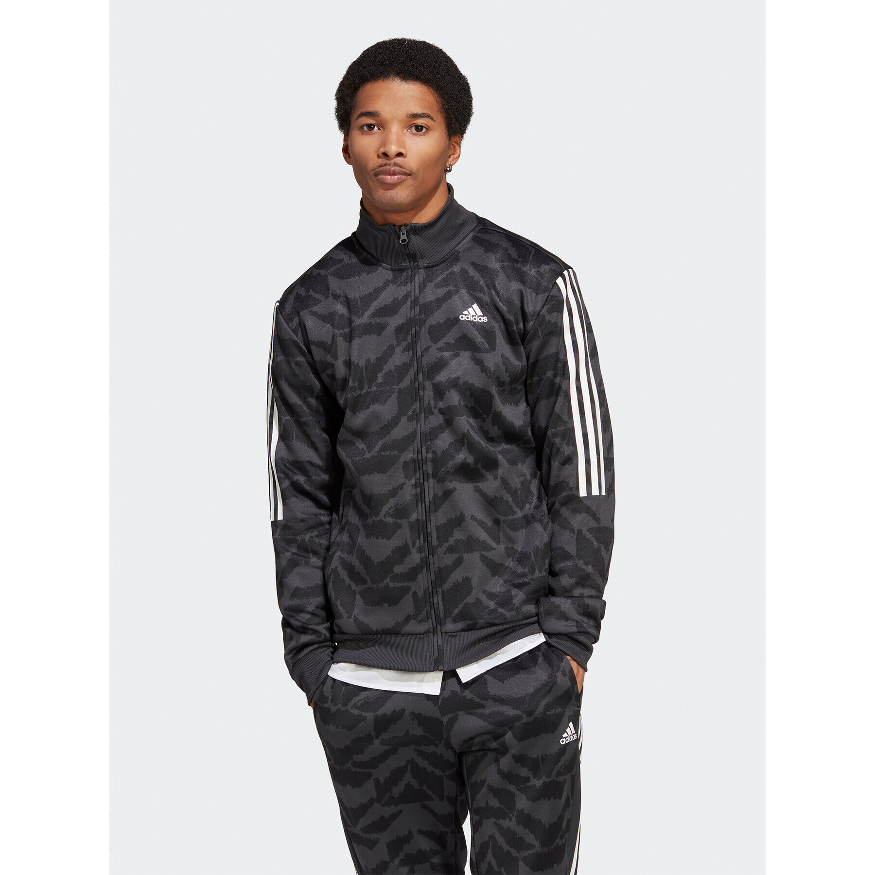 adidas Mikina Tiro Suit-Up Track Top IB8389 Šedá Regular Fit - Pepit.cz