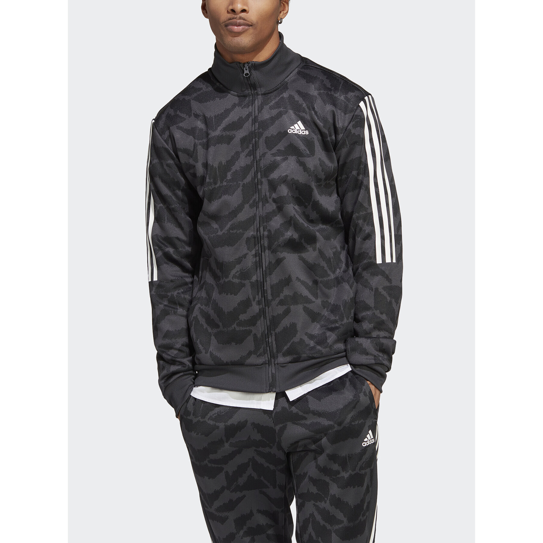 adidas Mikina Tiro Suit-Up Track Top IB8389 Šedá Regular Fit - Pepit.cz