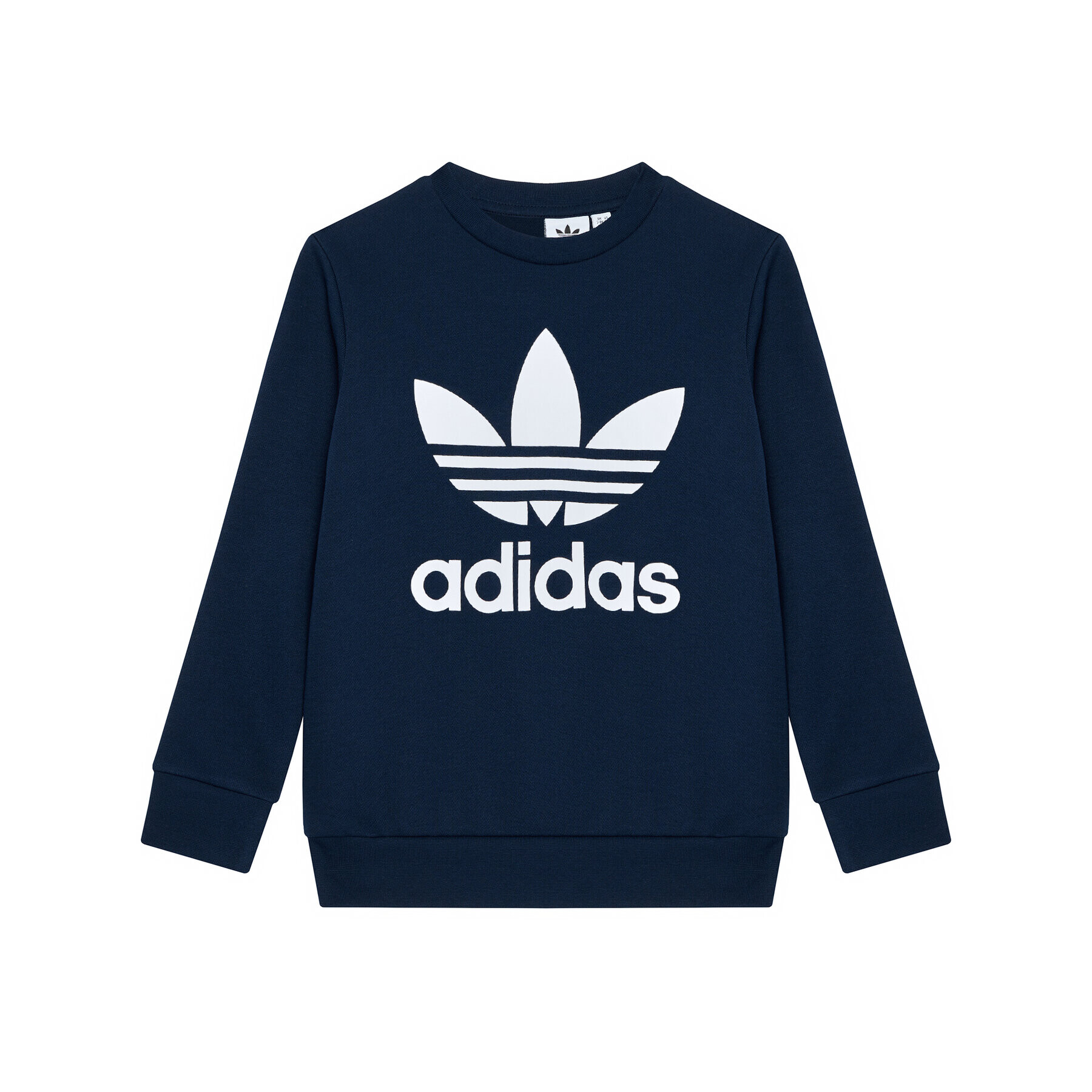 adidas Mikina Trefoil Crew GN8250 Tmavomodrá Regular Fit - Pepit.cz