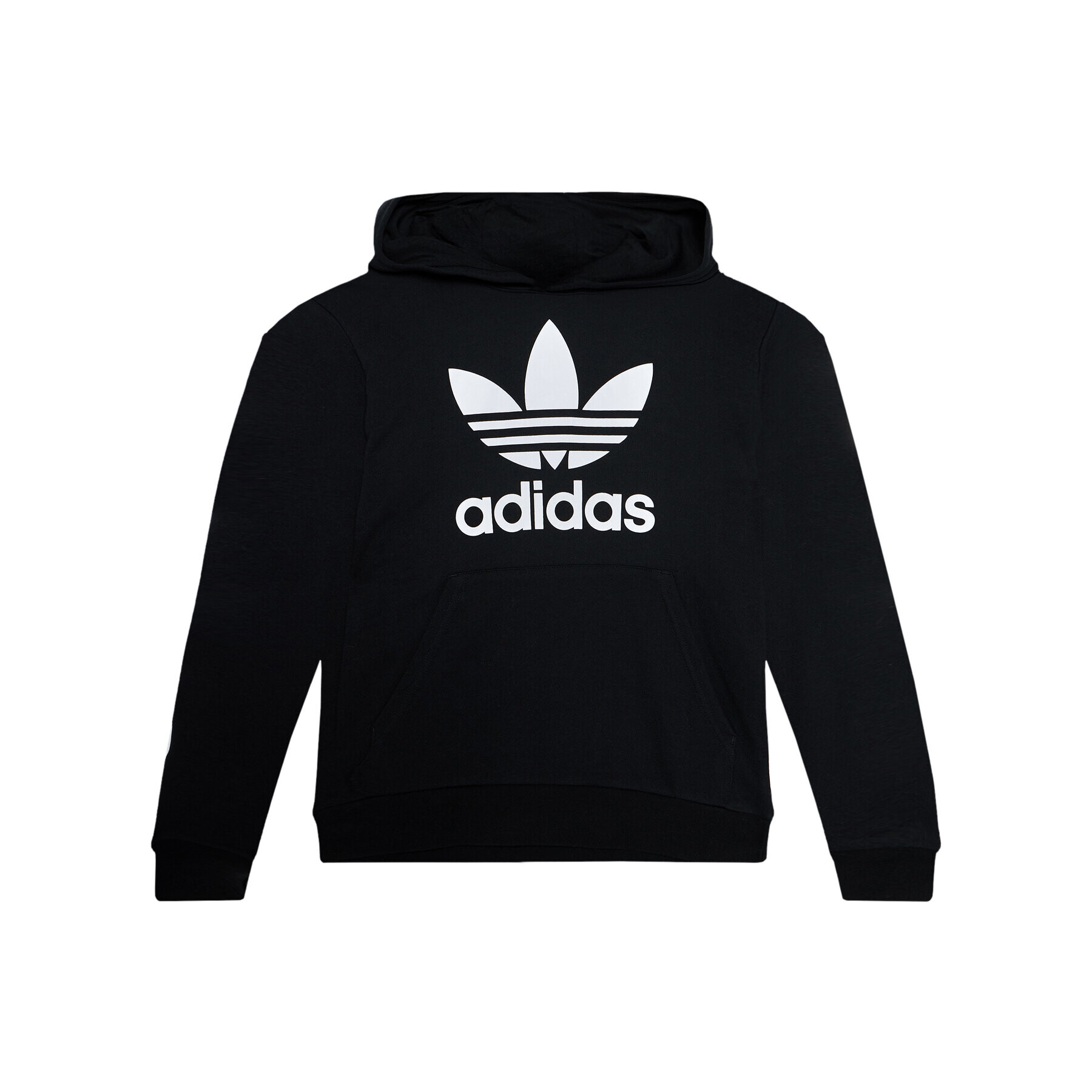 adidas Mikina Trefoil DV2870 Černá Regular Fit - Pepit.cz