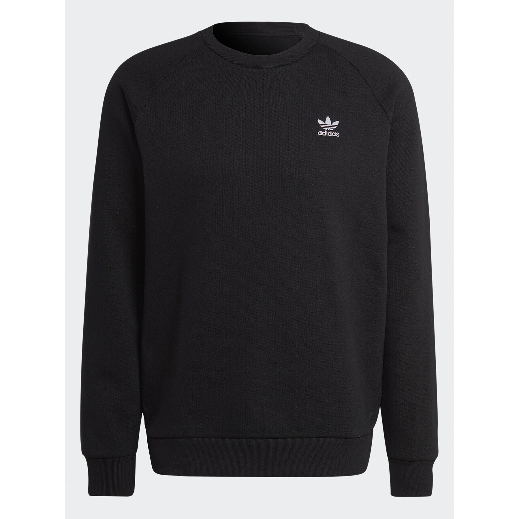 adidas Mikina Trefoil Essentials Crewneck Sweatshirt IA4828 Černá Regular Fit - Pepit.cz