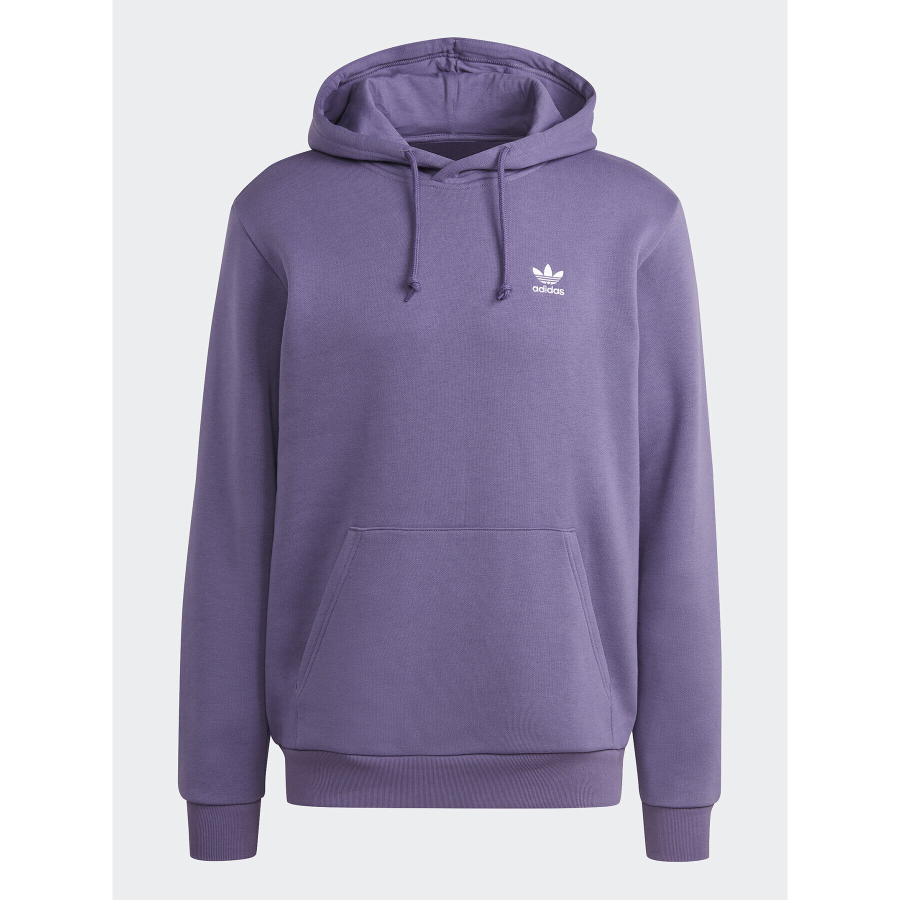 adidas Mikina Trefoil Essentials Hoodie IA4892 Fialová Regular Fit - Pepit.cz