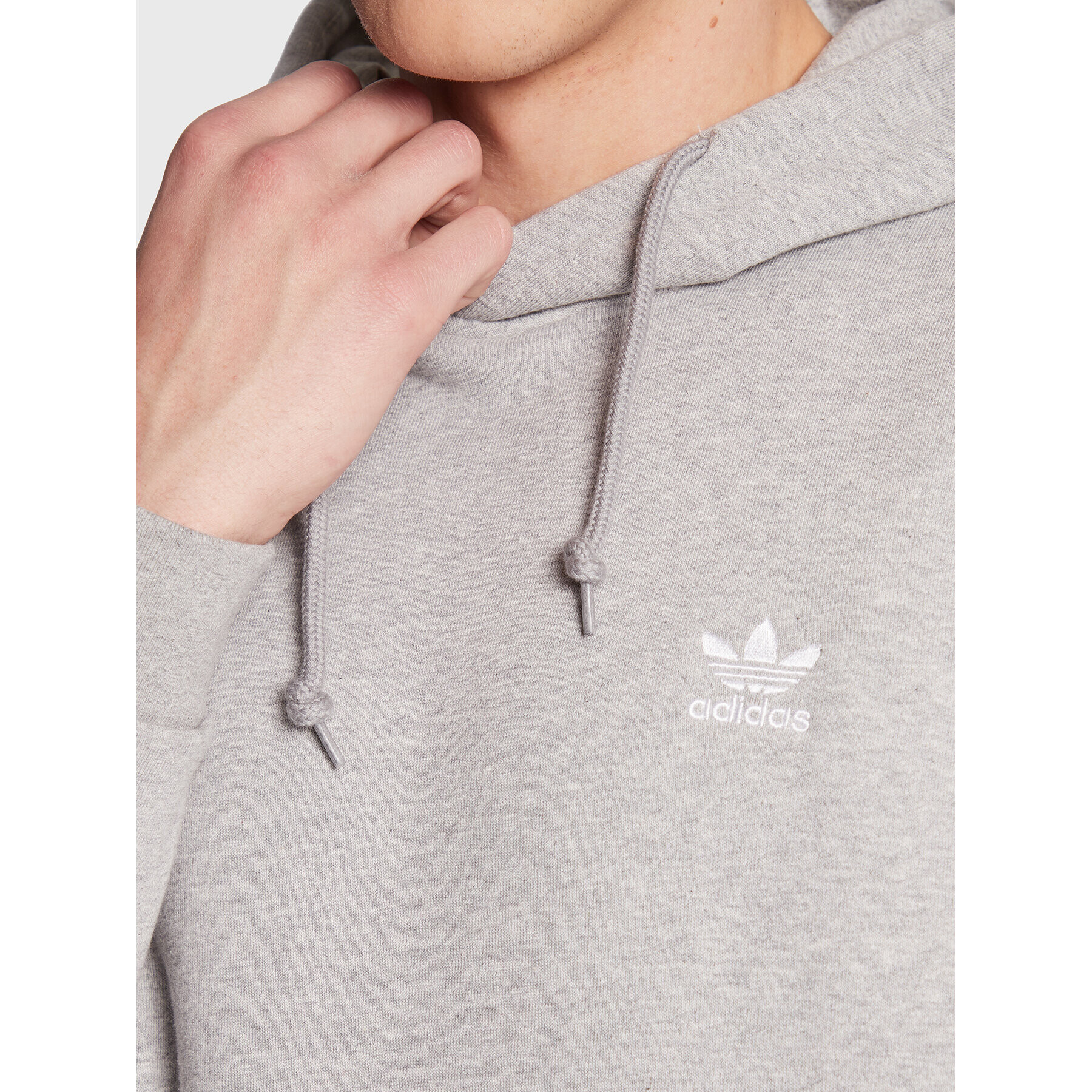 adidas Mikina Trefoil Essentials IA4896 Šedá Regular Fit - Pepit.cz