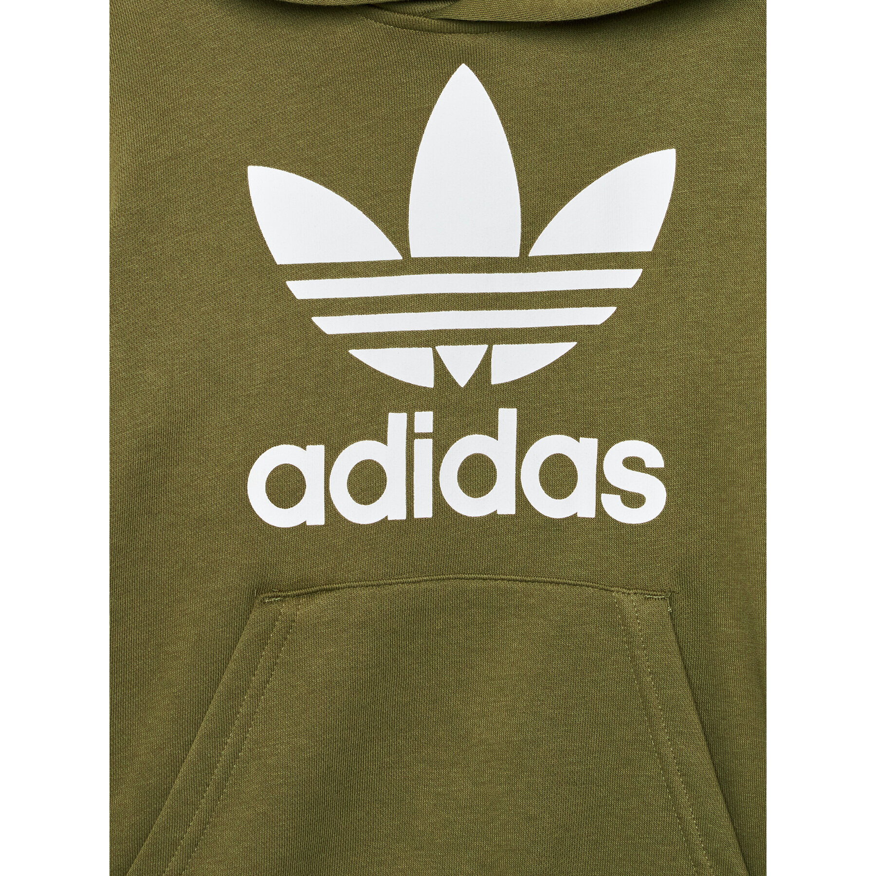 adidas Mikina Trefoil HD2006 Zelená Regular Fit - Pepit.cz