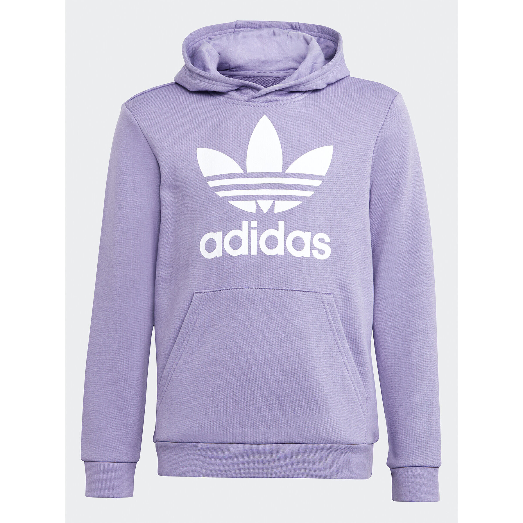 adidas Mikina Trefoil Hoodie IB9983 Fialová Regular Fit - Pepit.cz