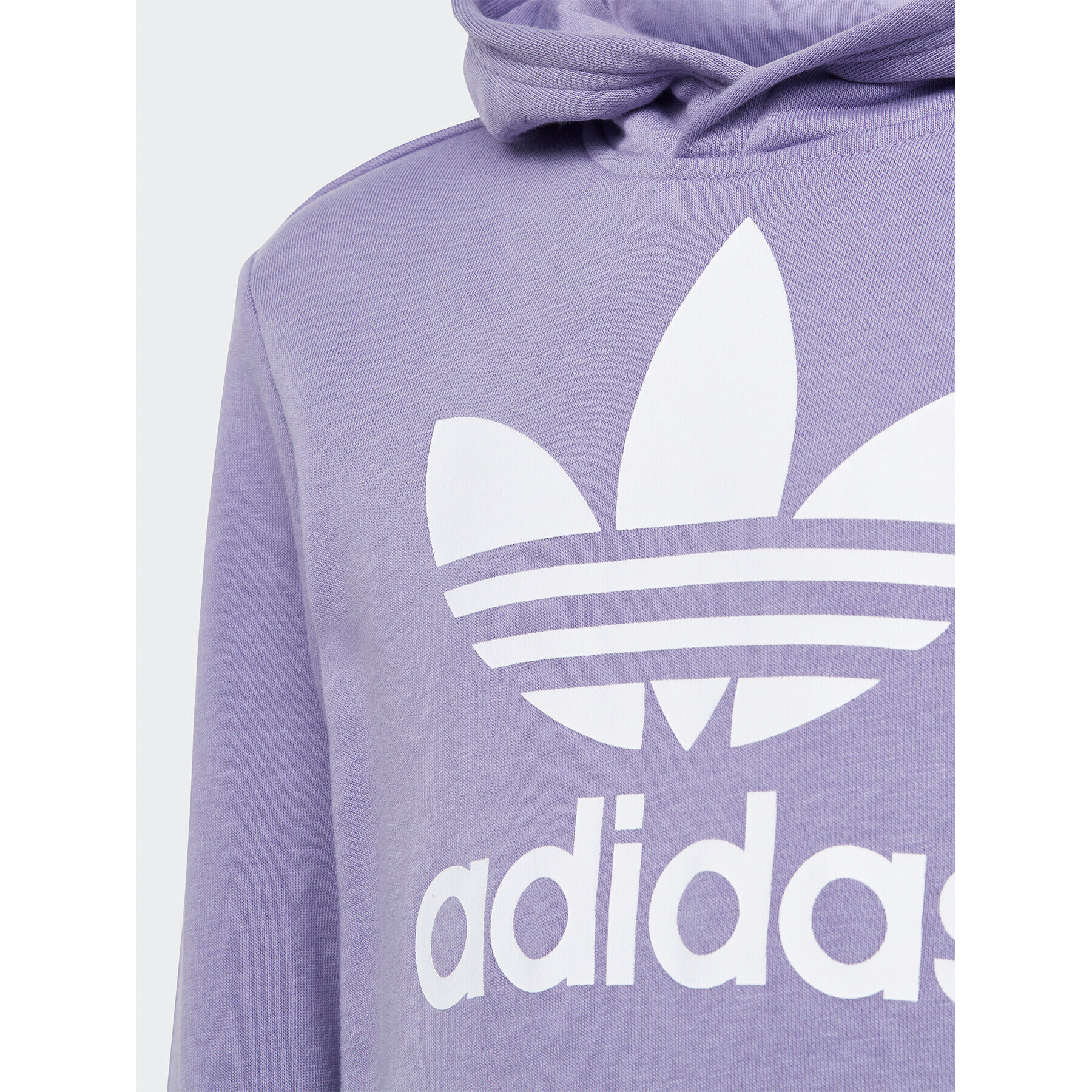 adidas Mikina Trefoil Hoodie IB9983 Fialová Regular Fit - Pepit.cz