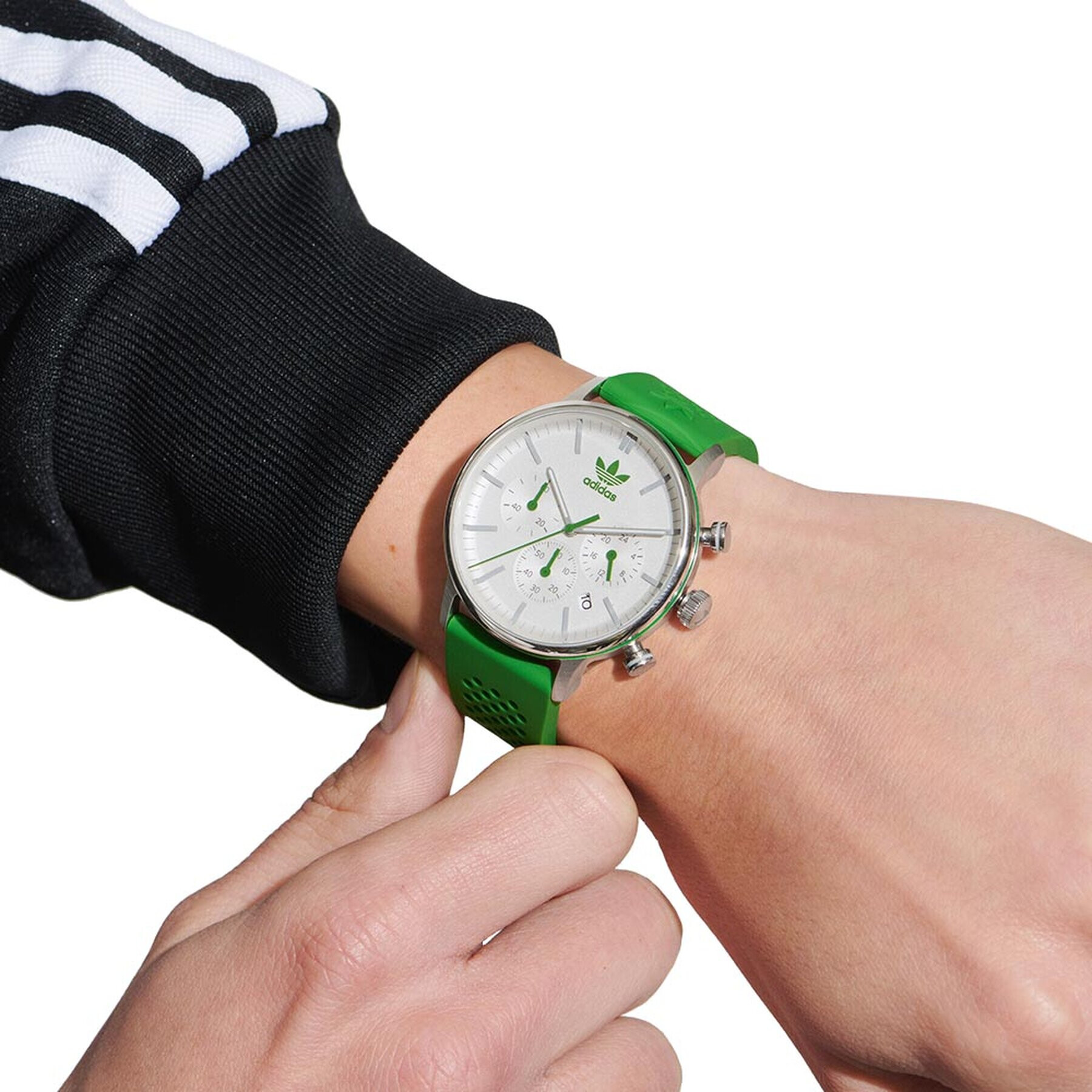 adidas Originals Hodinky Code One Chrono Watch AOSY23020 Stříbrná - Pepit.cz