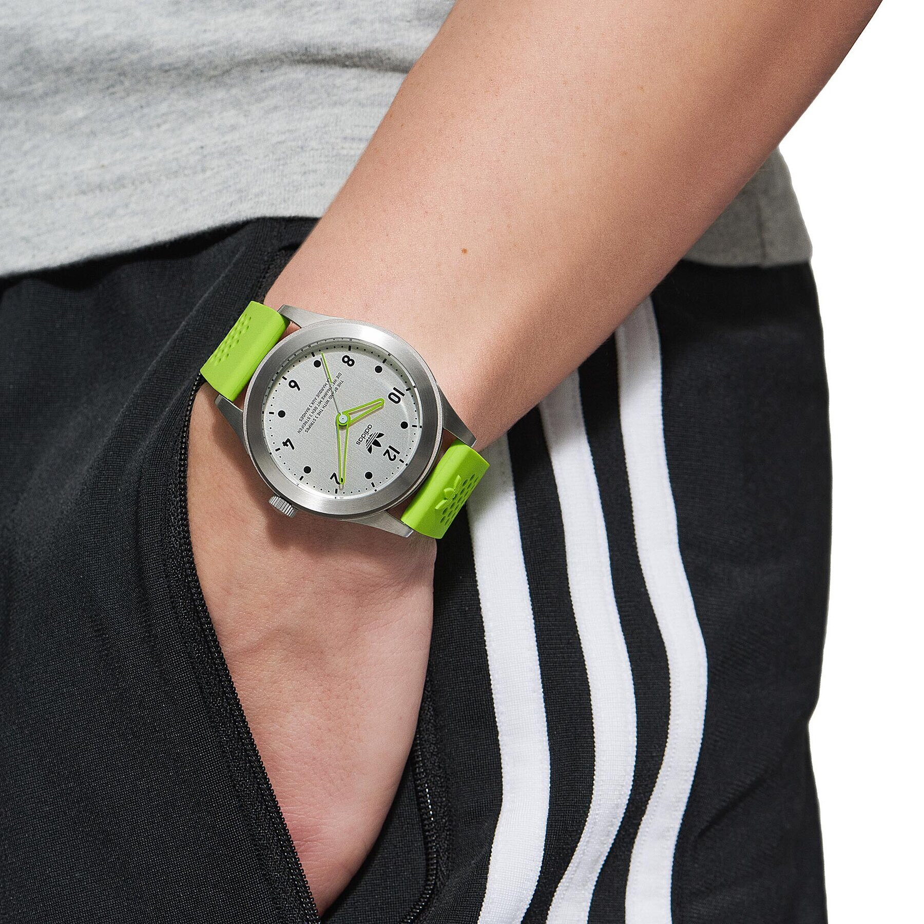 adidas Originals Hodinky Code Three Watch AOSY23034 Stříbrná - Pepit.cz