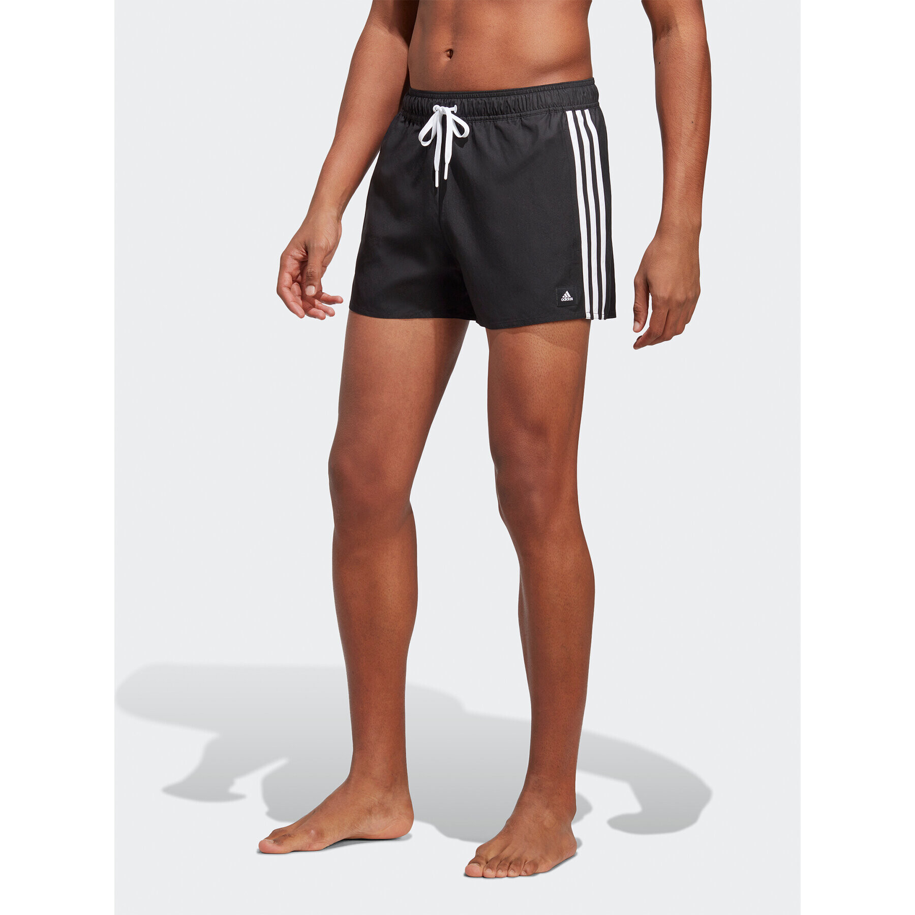 adidas Plavecké šortky 3-Stripes CLX Swim Shorts HT4367 Černá Regular Fit - Pepit.cz